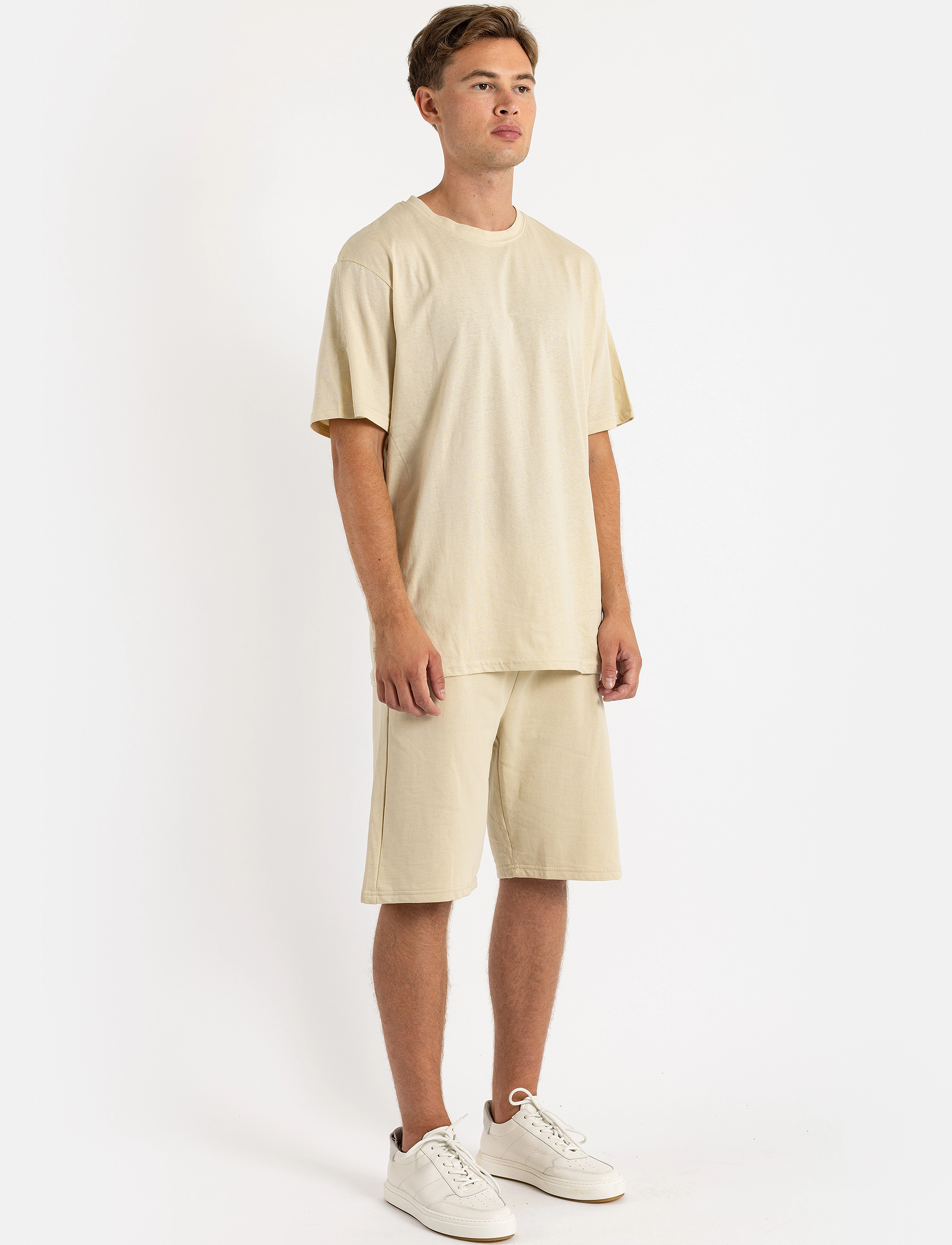 Denim project - BOXY TEE SET - 273 oyster white - 2