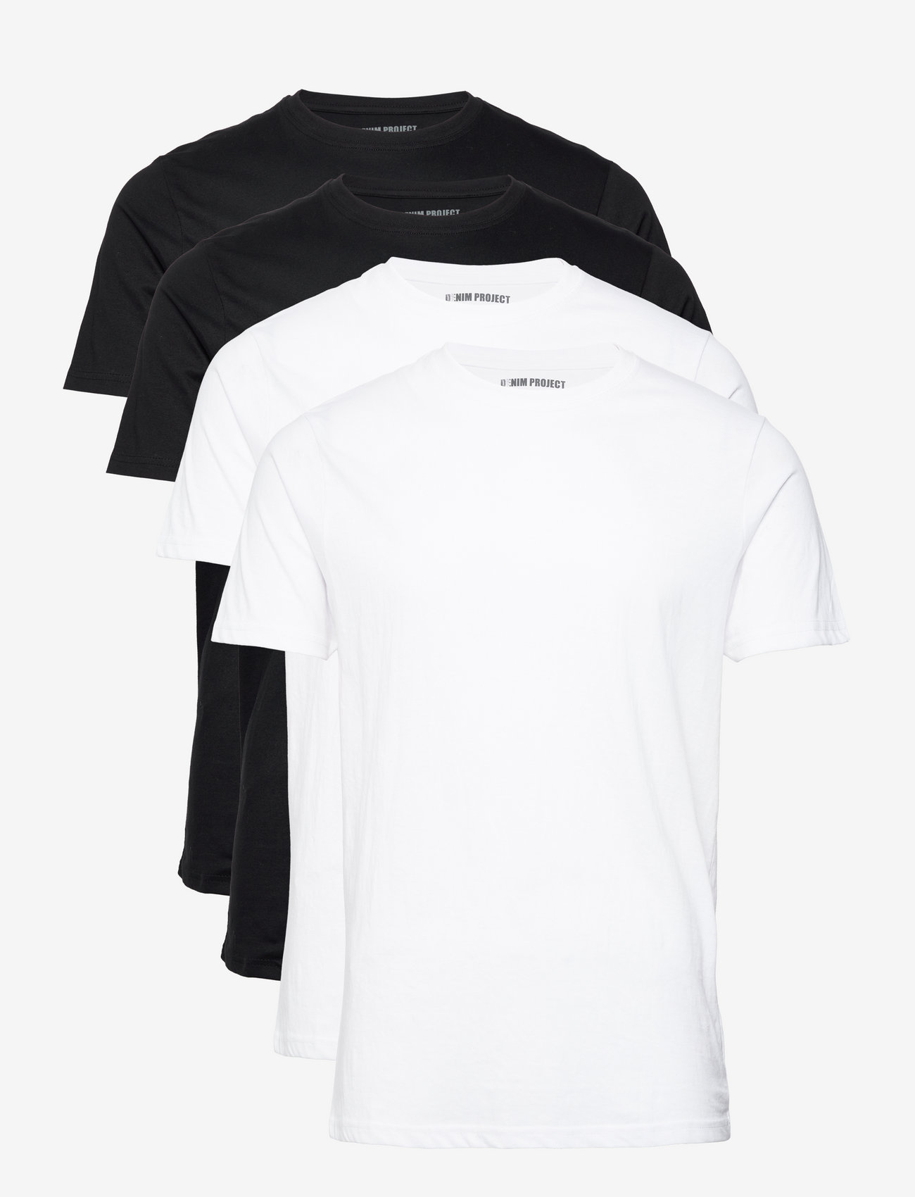 Denim Project - DP 5 PACK T-SHIRTS - sügisesed riided - 2xwhite - 0