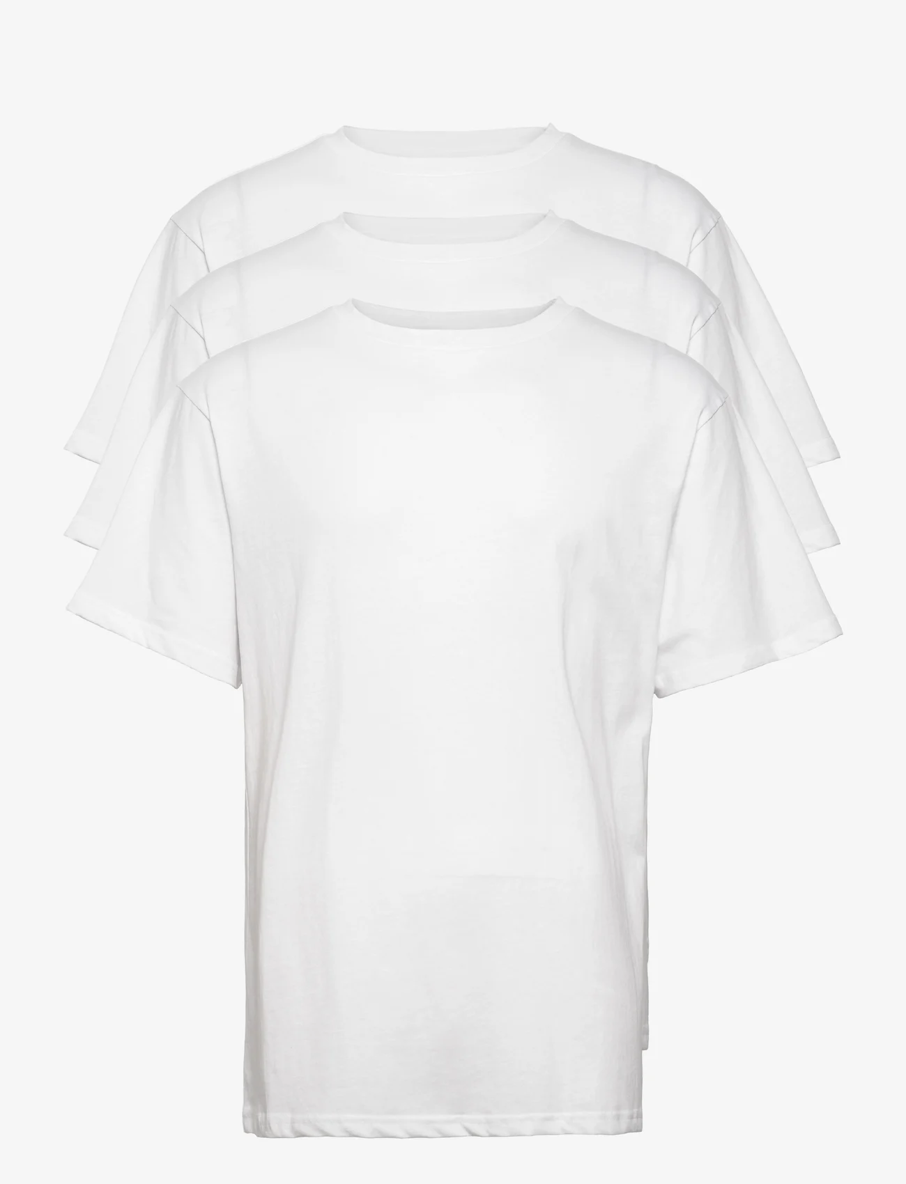 Denim project - 3 Pack Box Tee - basic t-shirts - 002 white - 0