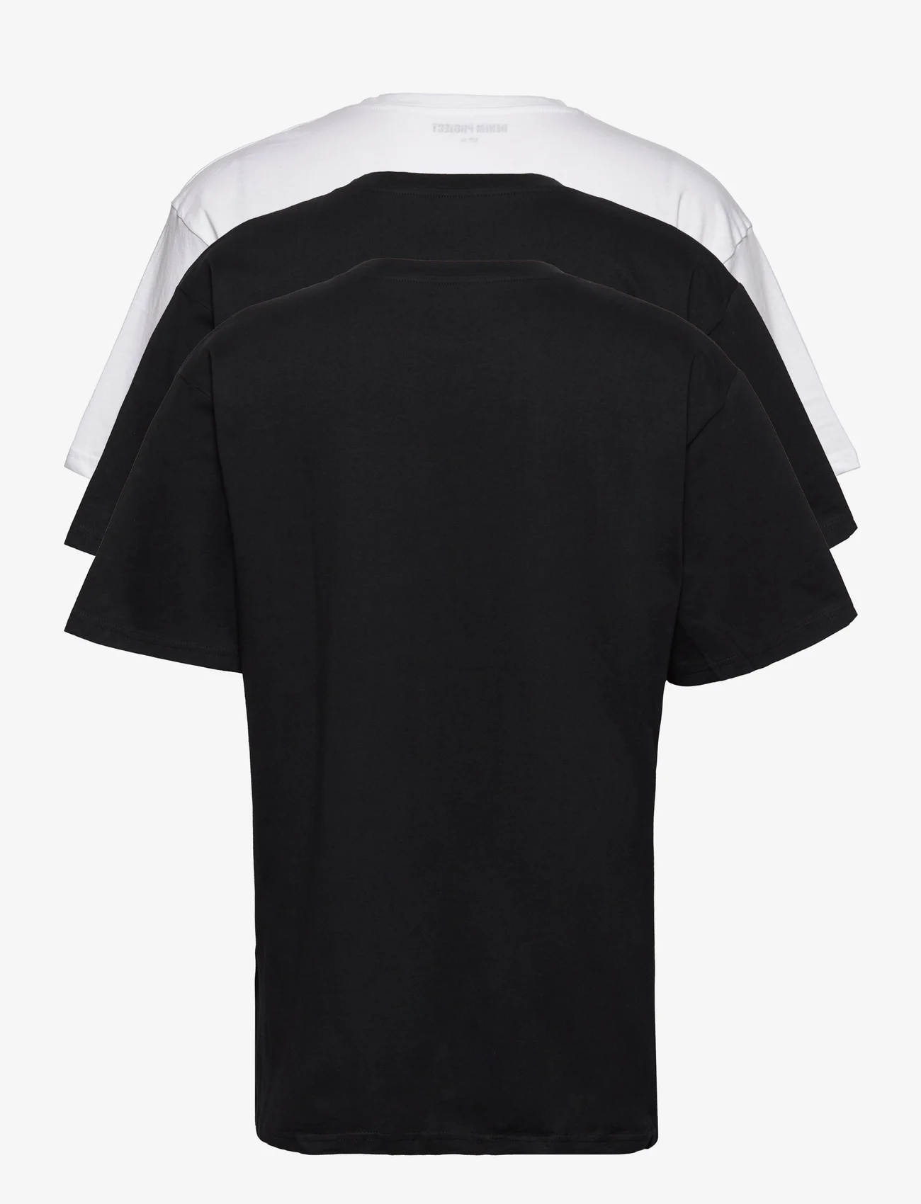 Denim project - 3 Pack Box Tee - basis-t-skjorter - 1x white - 1