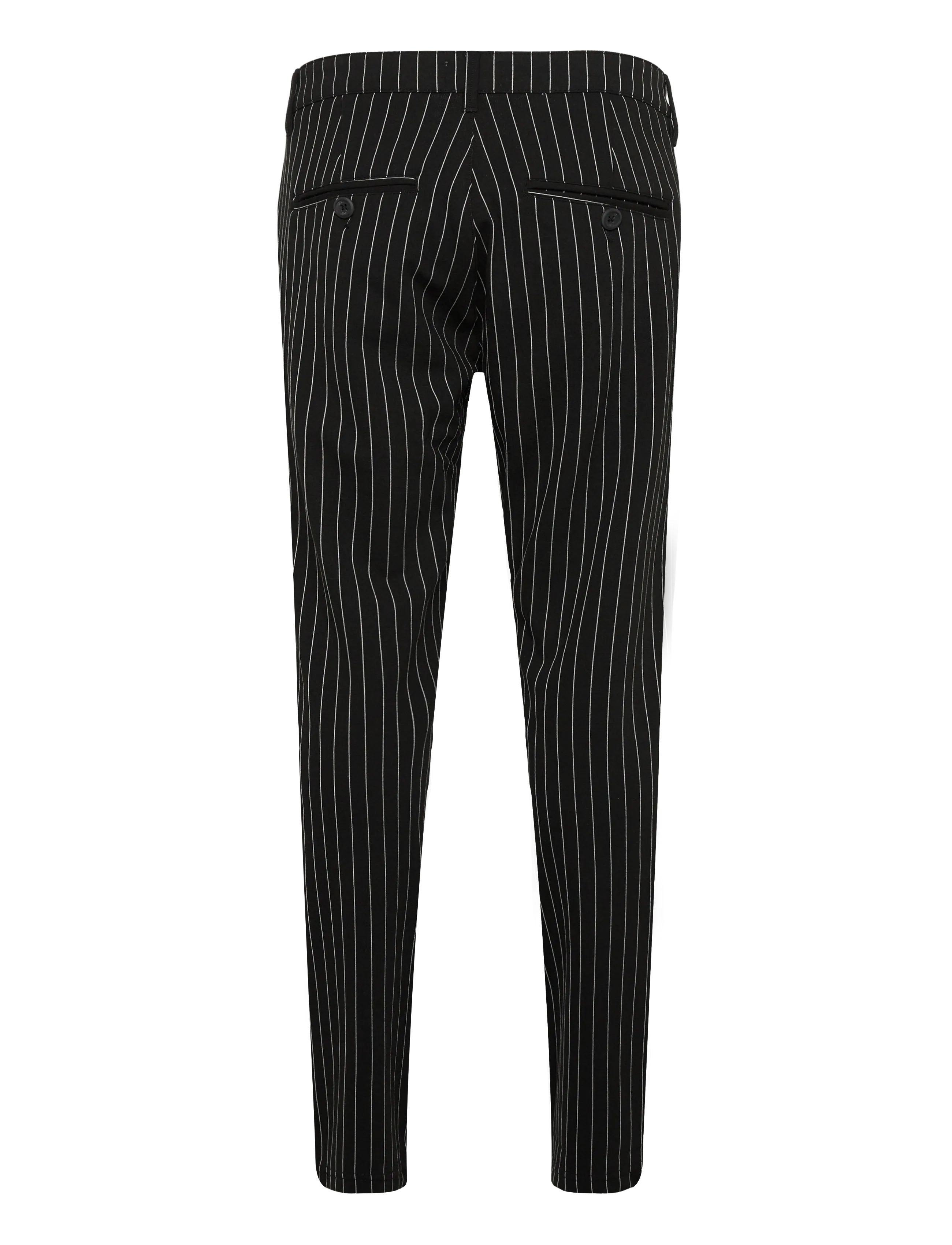Denim Project - DP Ponte Roma Plain - laveste priser - 027 black white pin - 1