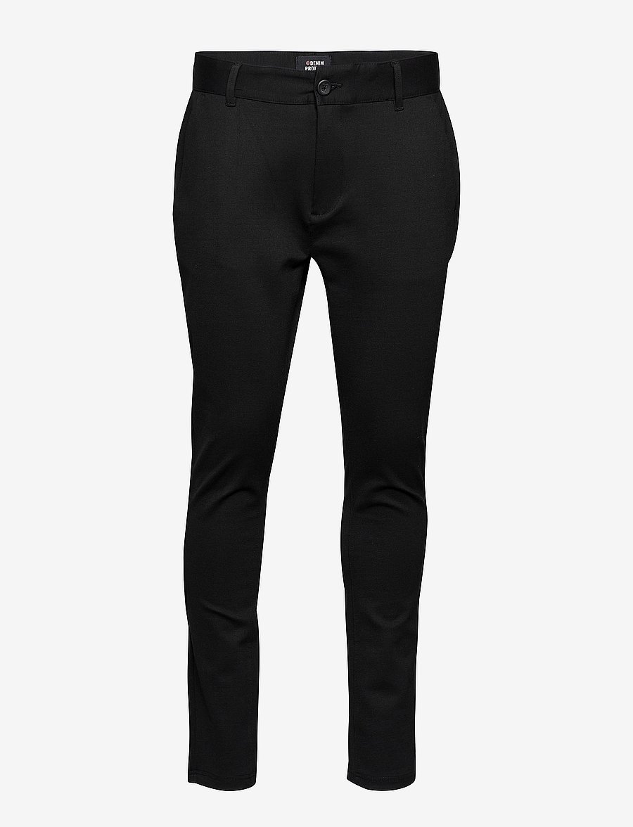 Denim Project - DP Ponte Roma Plain - freizeithosen - black - 1