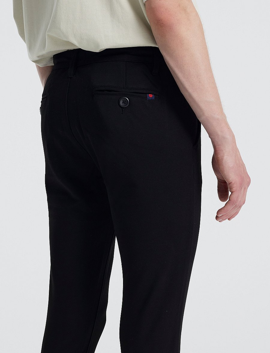 Denim Project - DP Ponte Roma Plain - freizeithosen - black - 4