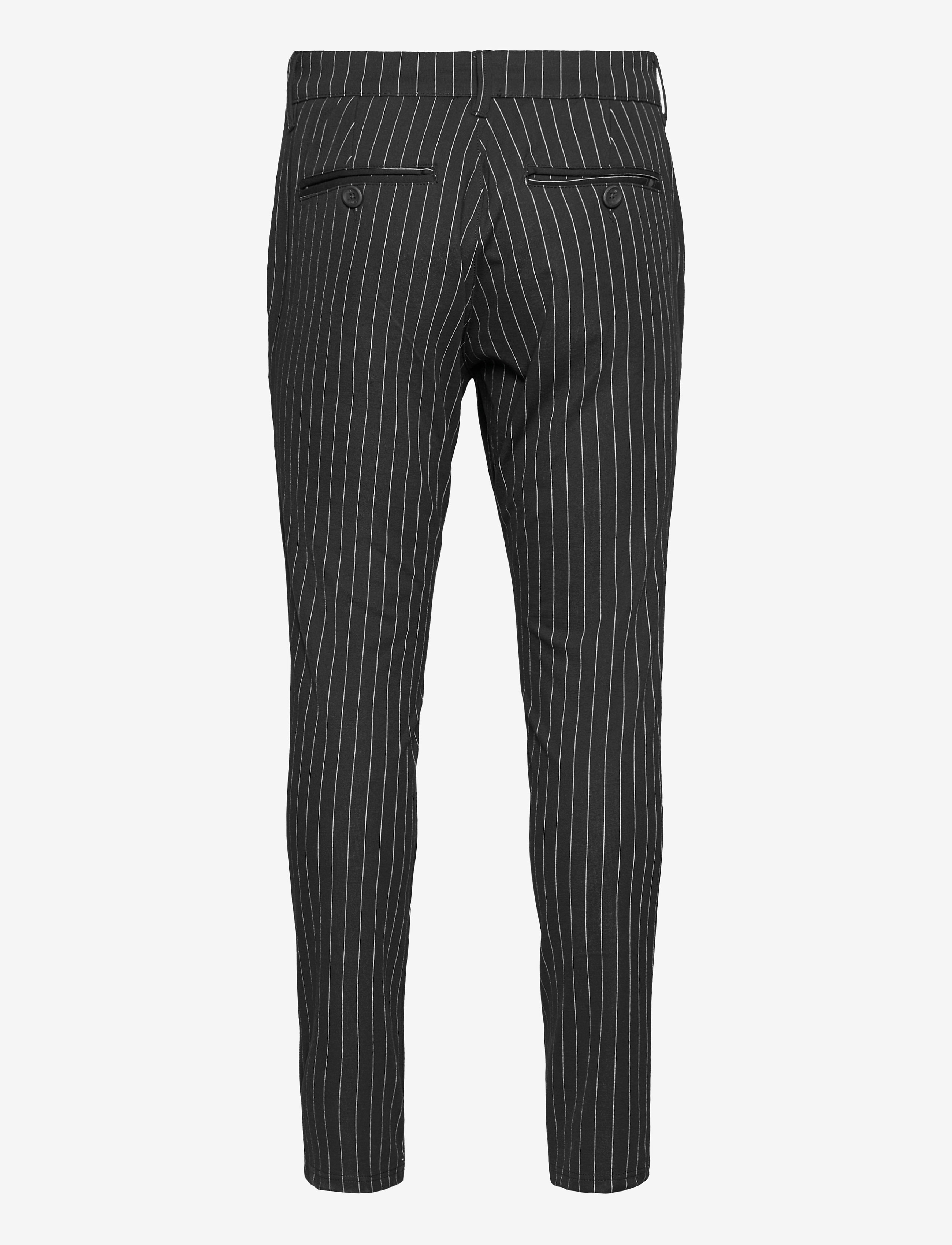 Denim Project - DP Ponte Roma Plain - laveste priser - black white pin - 2