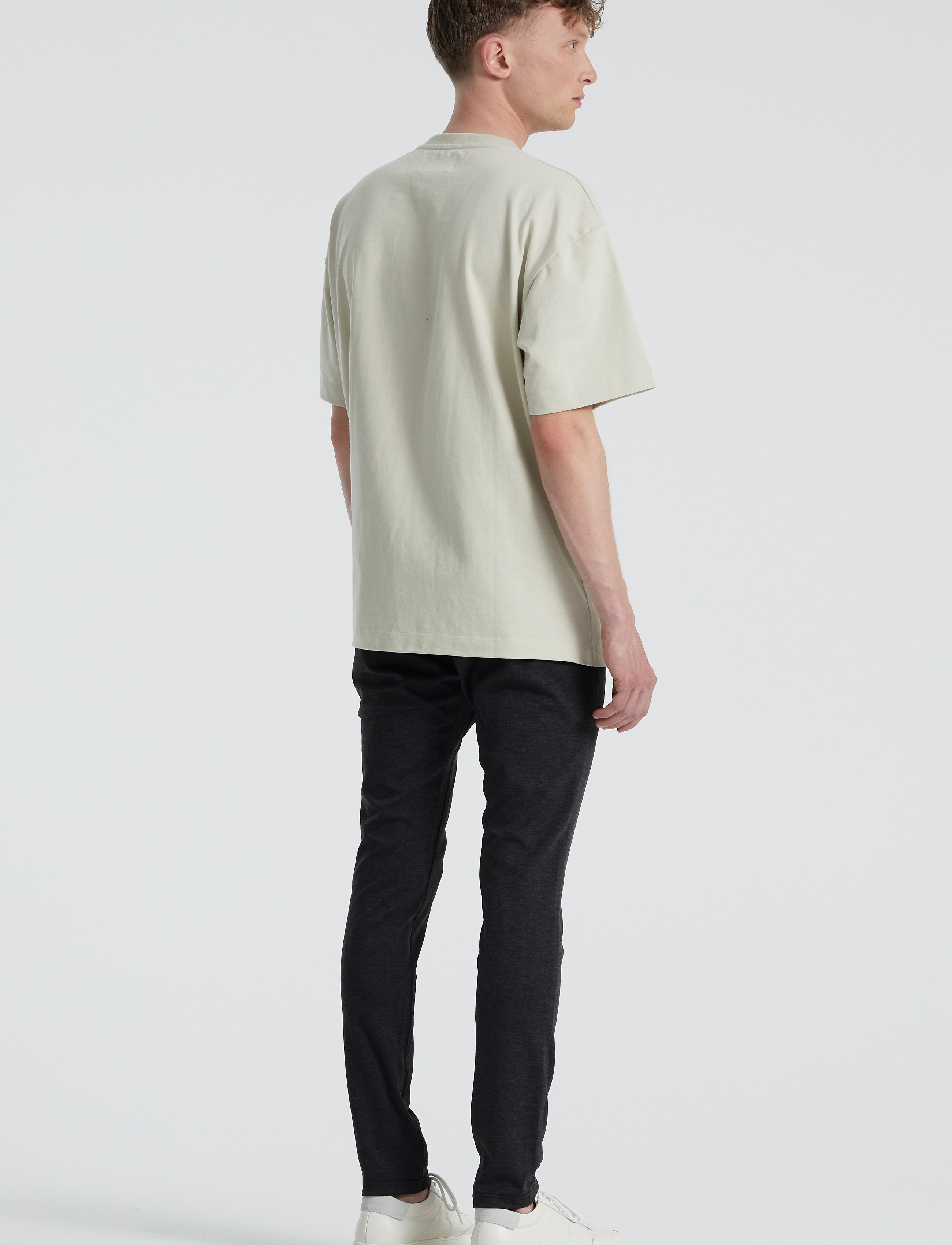 Denim Project - DP Ponte Roma Plain - laveste priser - dark grey melange - 3