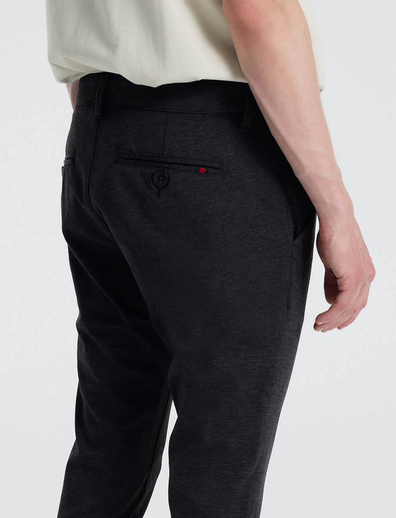 Denim Project - DP Ponte Roma Plain - laveste priser - dark grey melange - 4