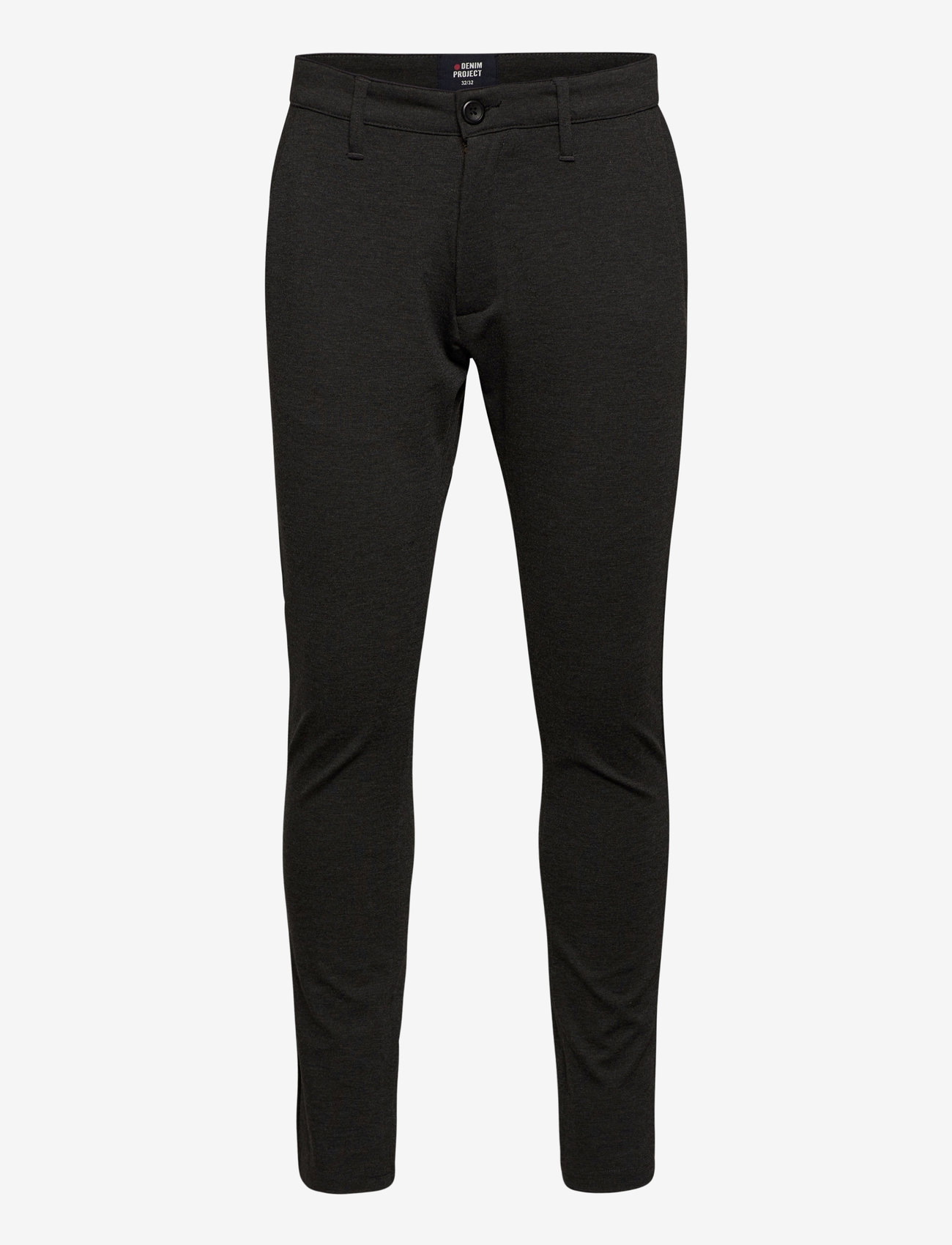 Denim Project - DP Ponte Roma Plain - efterårstøj - dark grey melange - 0