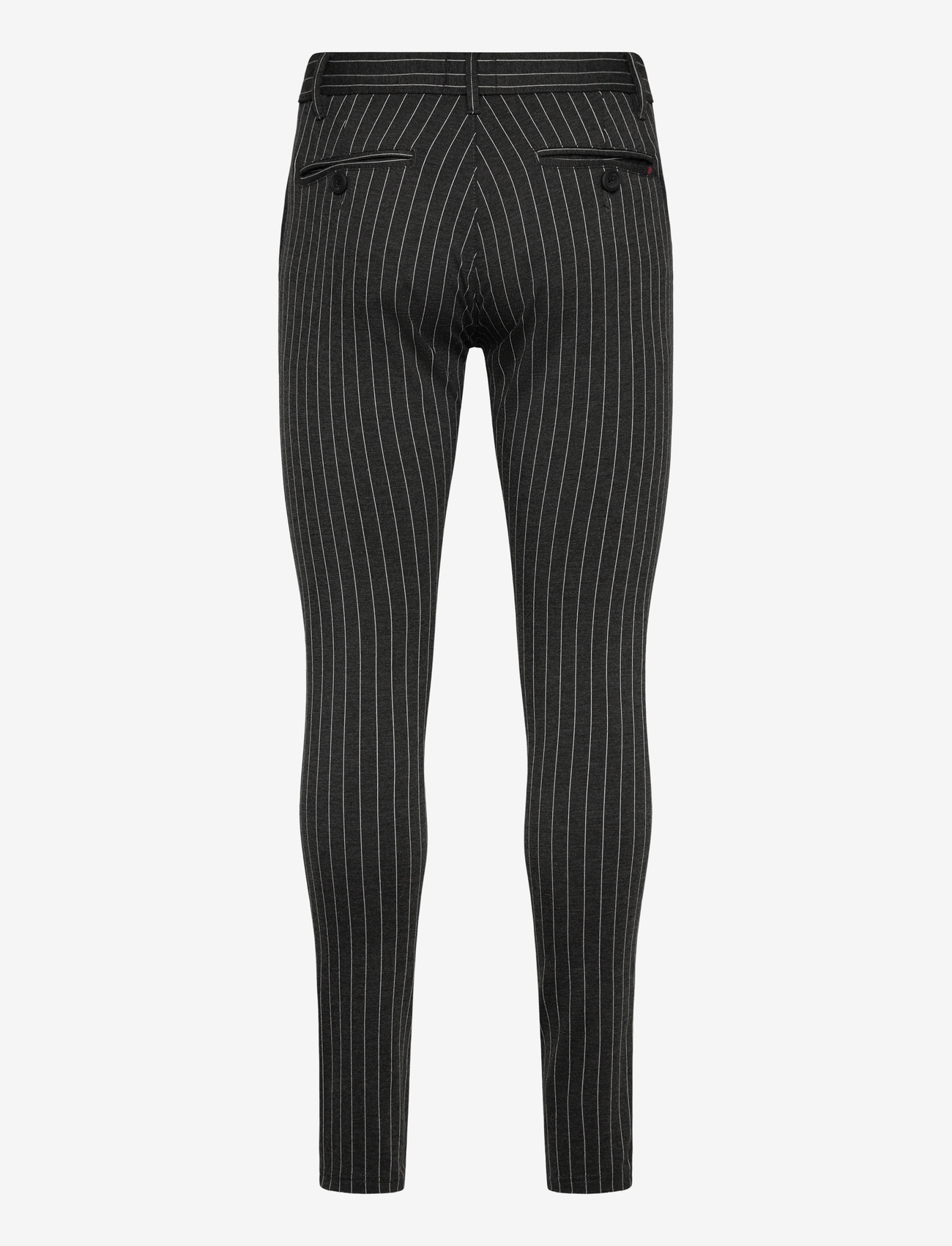 Denim Project - DP Ponte Roma Plain - laveste priser - dark grey mel with pin - 1