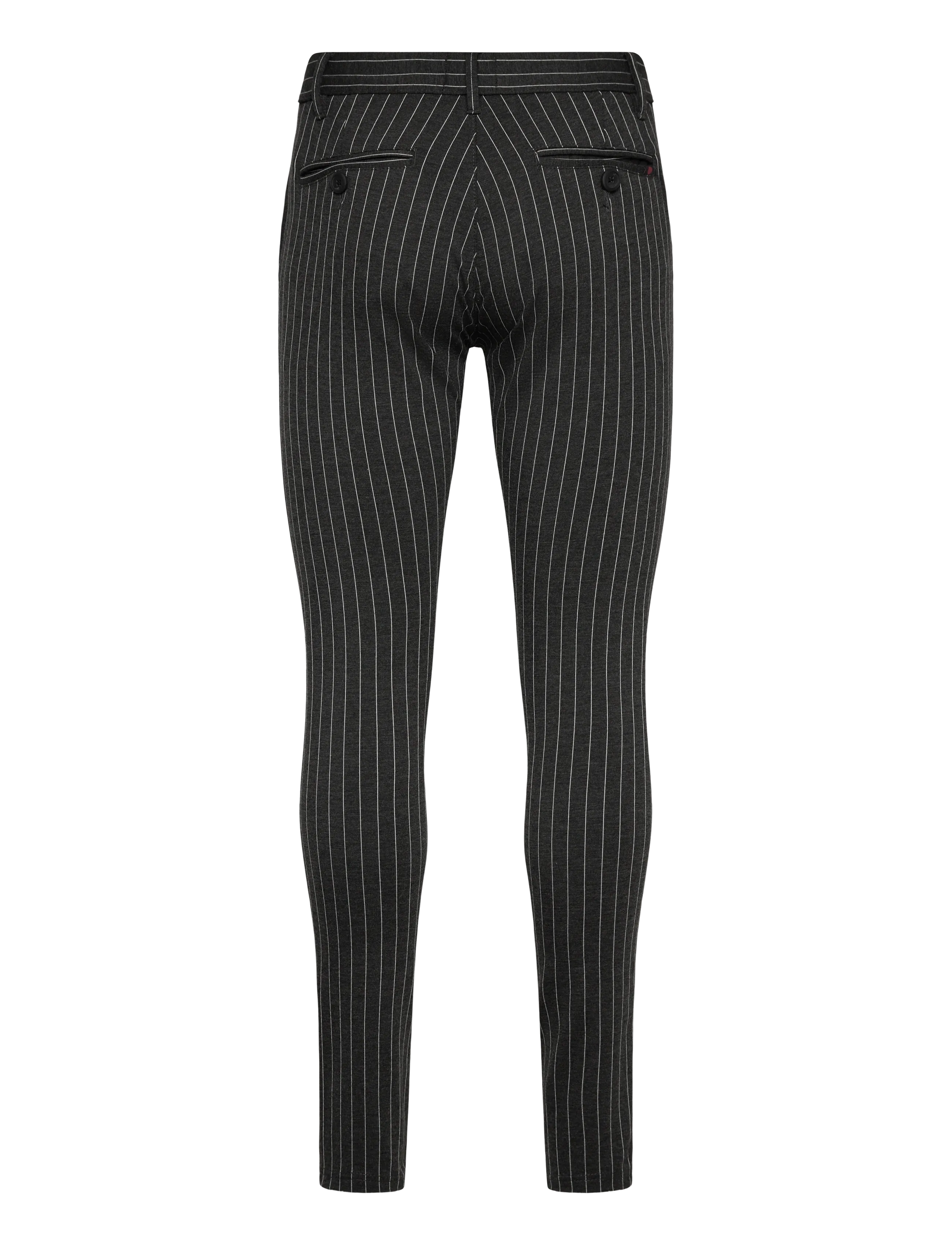 Denim Project - DP Ponte Roma Plain - dark grey mel with pin - 1