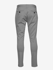 Denim project - Ponte Roma Plain - pantalons chino - light grey melange - 1