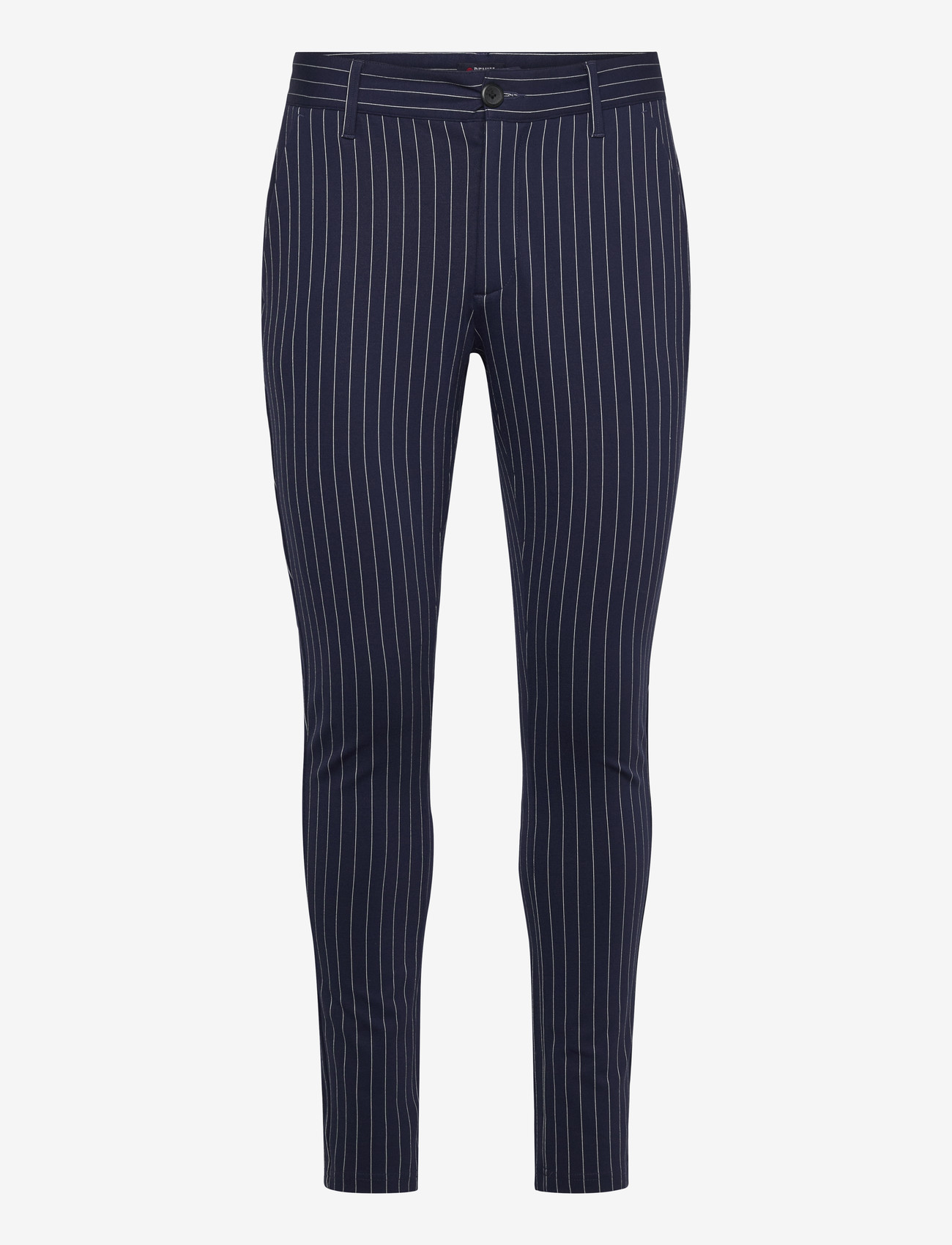Denim Project - DP Ponte Roma Plain - laveste priser - navy white pinstripe - 0