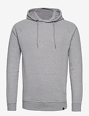 Denim project - BASIC SWEAT HOODIE - hoodies - grey - 0