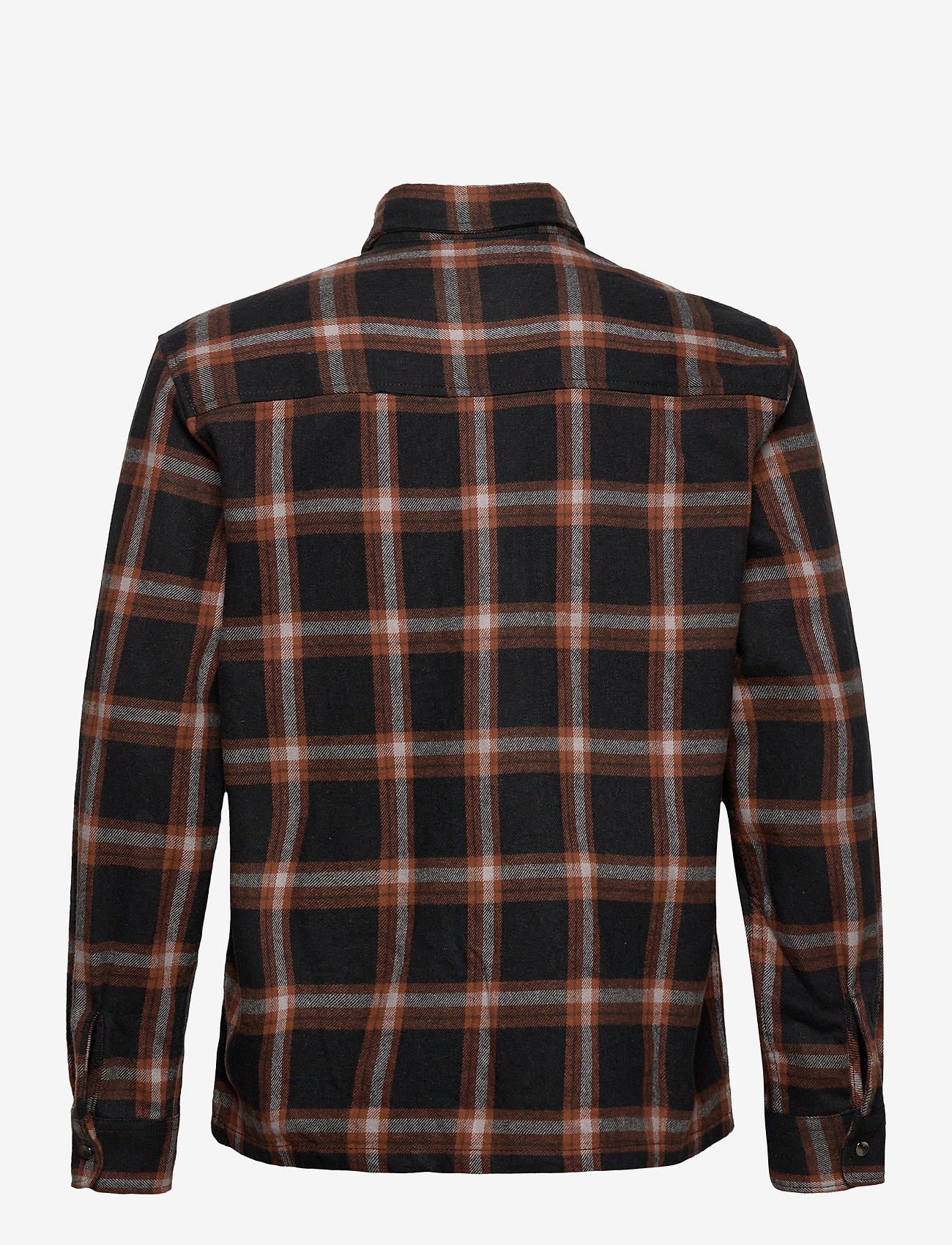 Denim Project - DPCHECK OVERSHIRT - mænd - brown check - 1