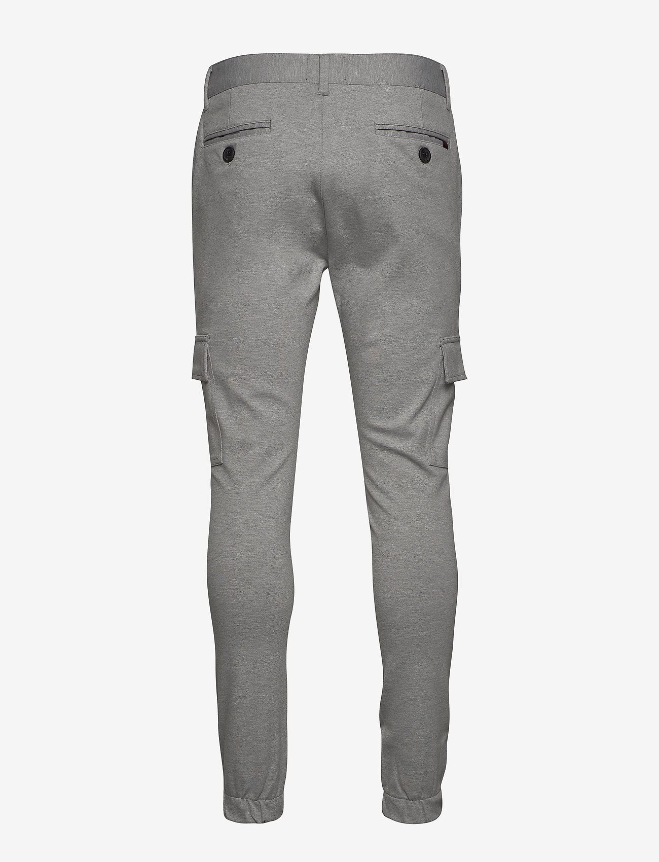 Denim project - Ponte Cargo pant - light grey melange - 1