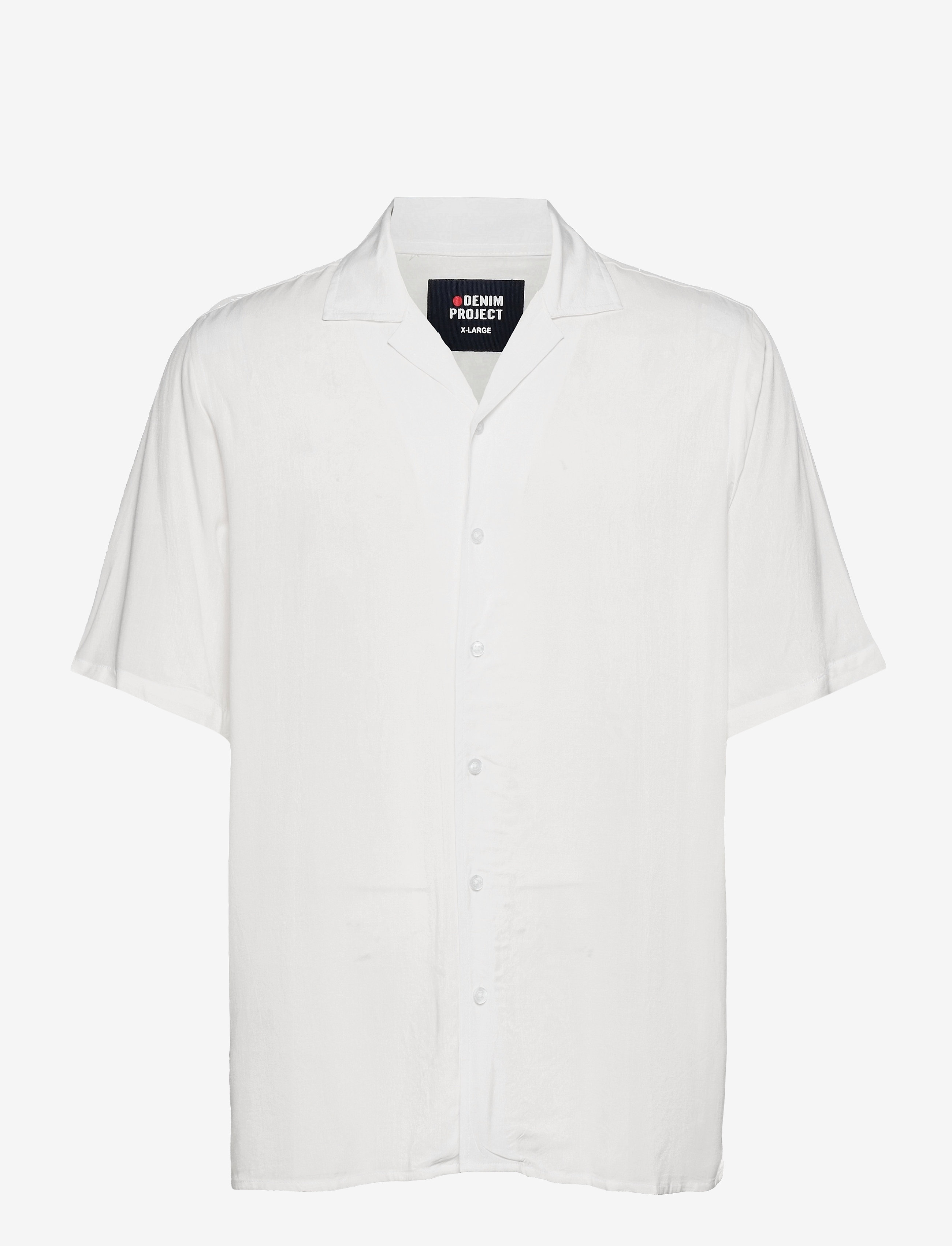 Denim project - EL G SS CUBA SHIRT - 002 white - 0