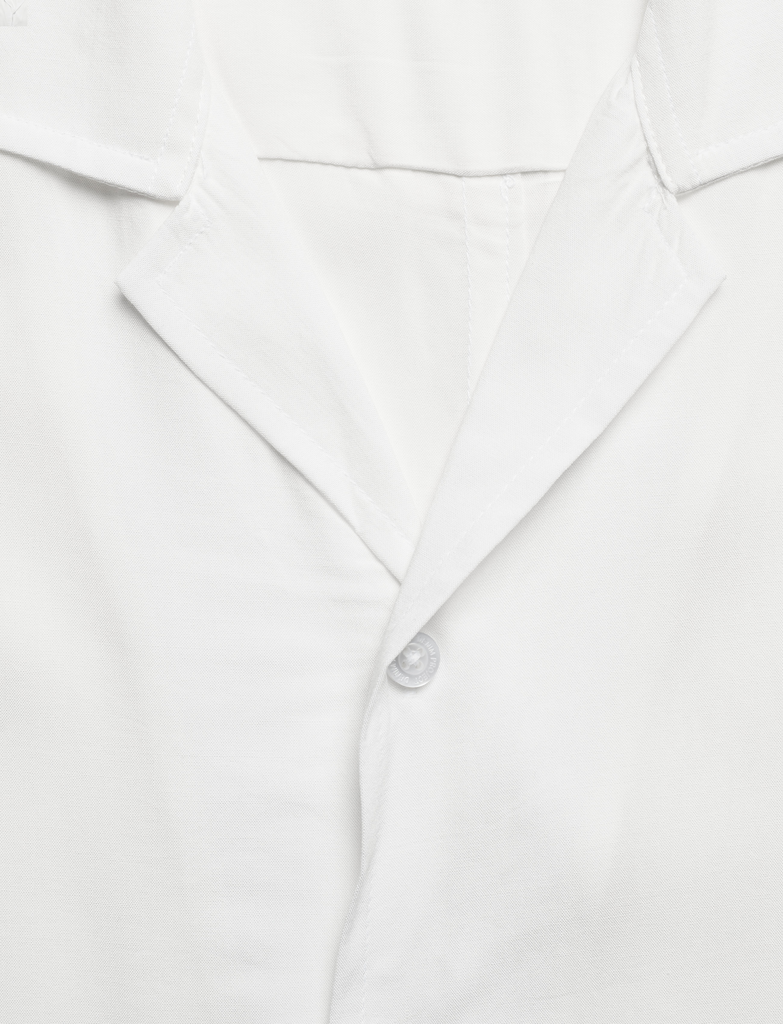 Denim project - EL G SS CUBA SHIRT - 002 white - 2