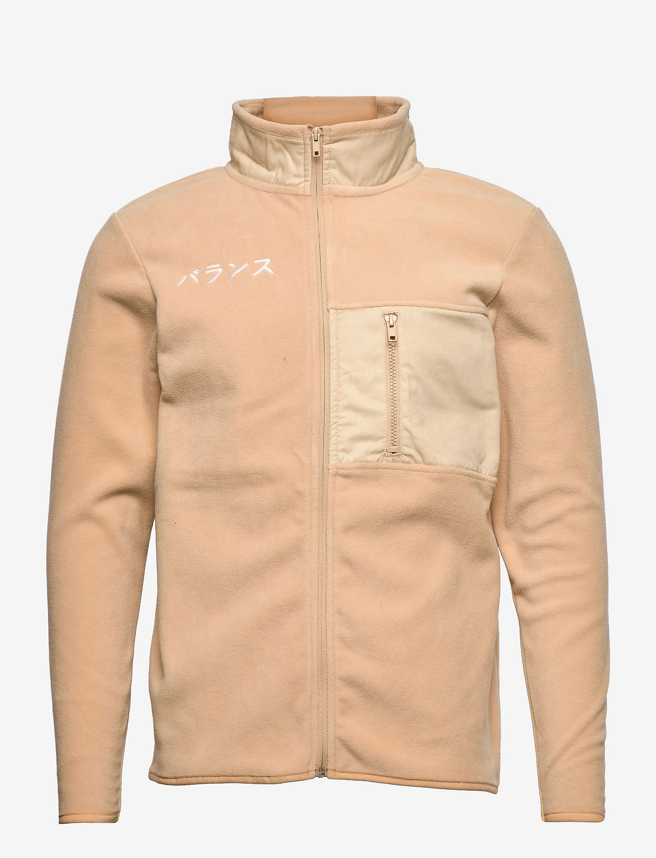 Denim project - DPFleece Zip Jacket - 177 varm sand - 0
