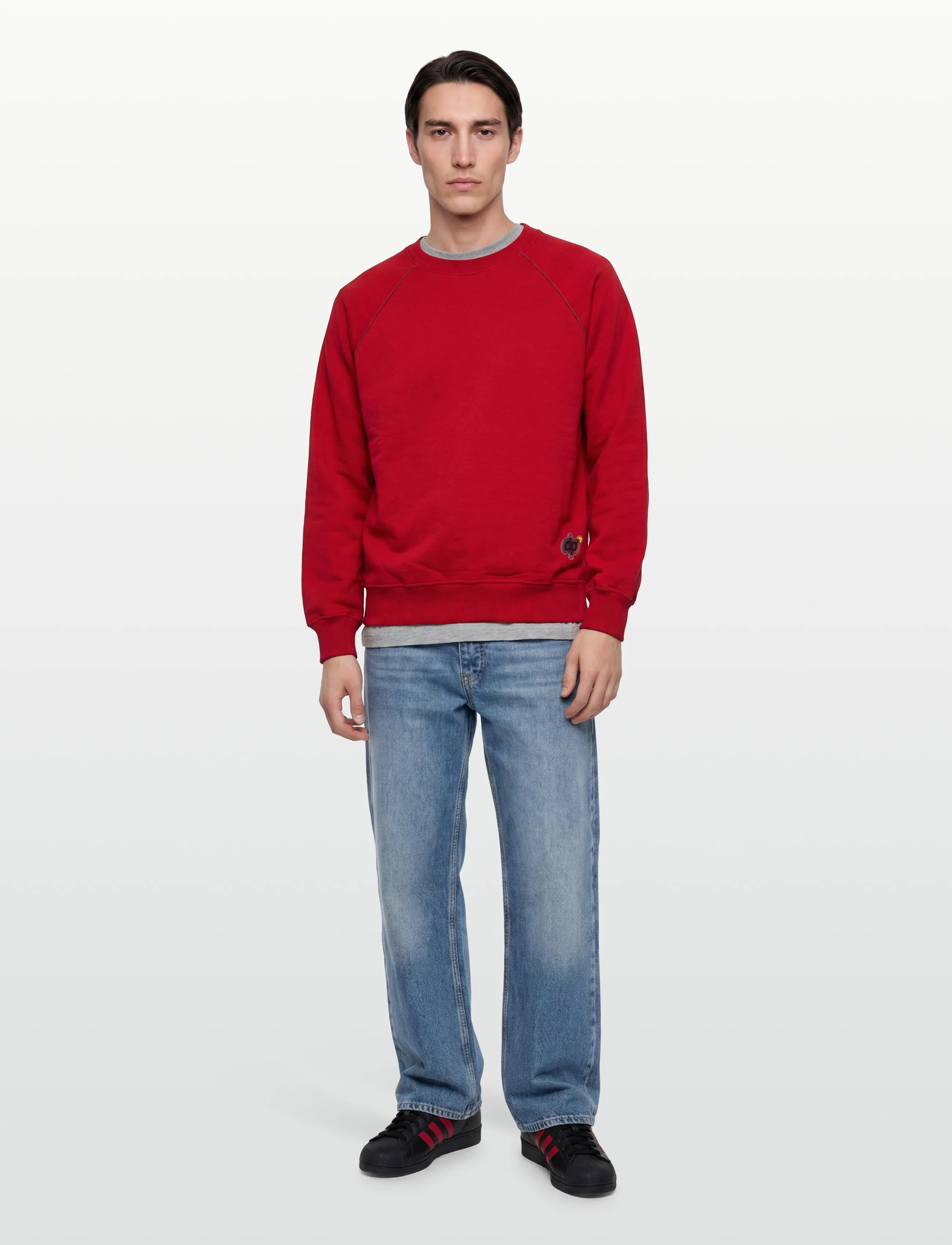 Denim Project - DP JAMES NEW SWEAT CREW NECK - laveste priser - 232 high red - 0