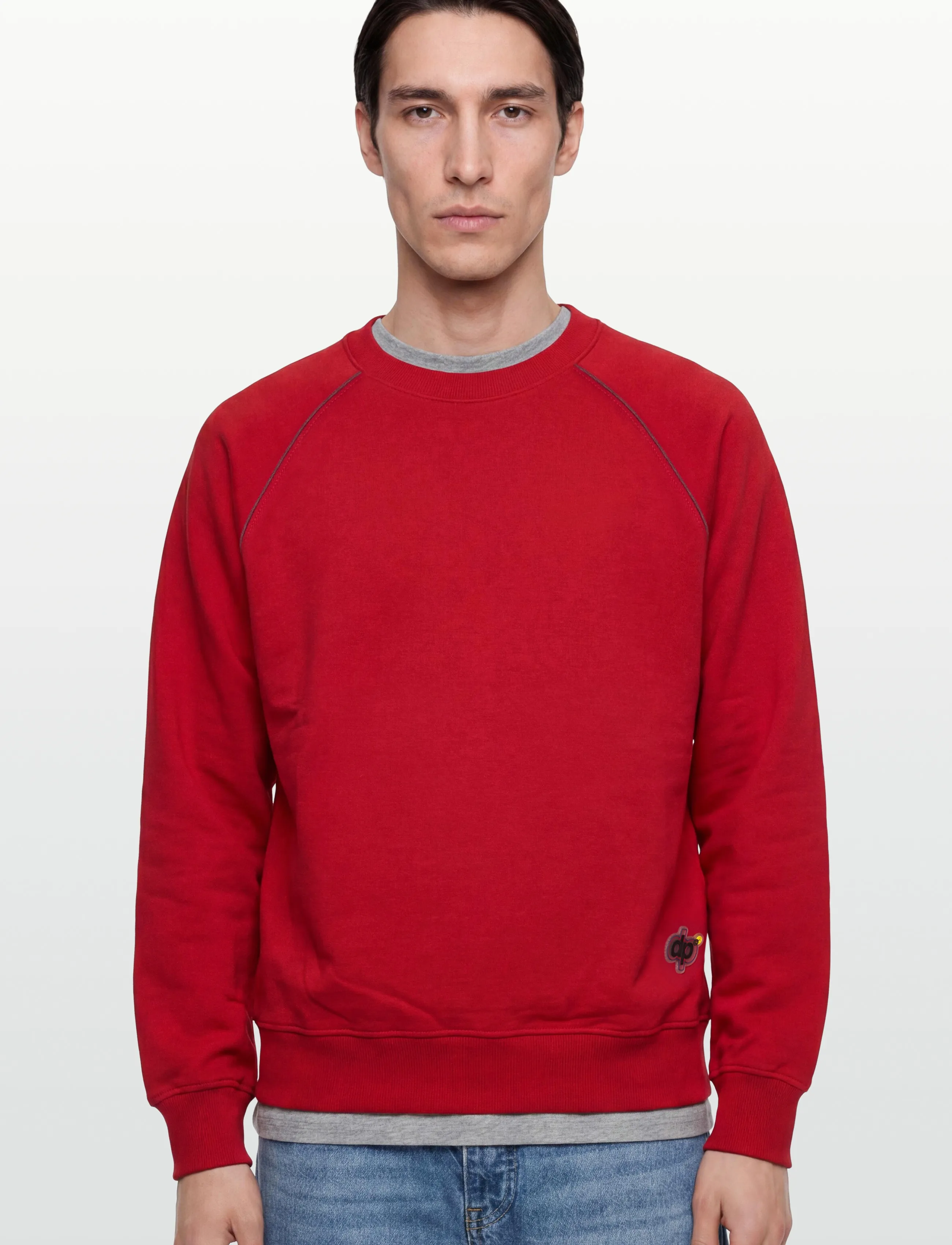 Denim Project - DP JAMES NEW SWEAT CREW NECK - laveste priser - 232 high red - 3