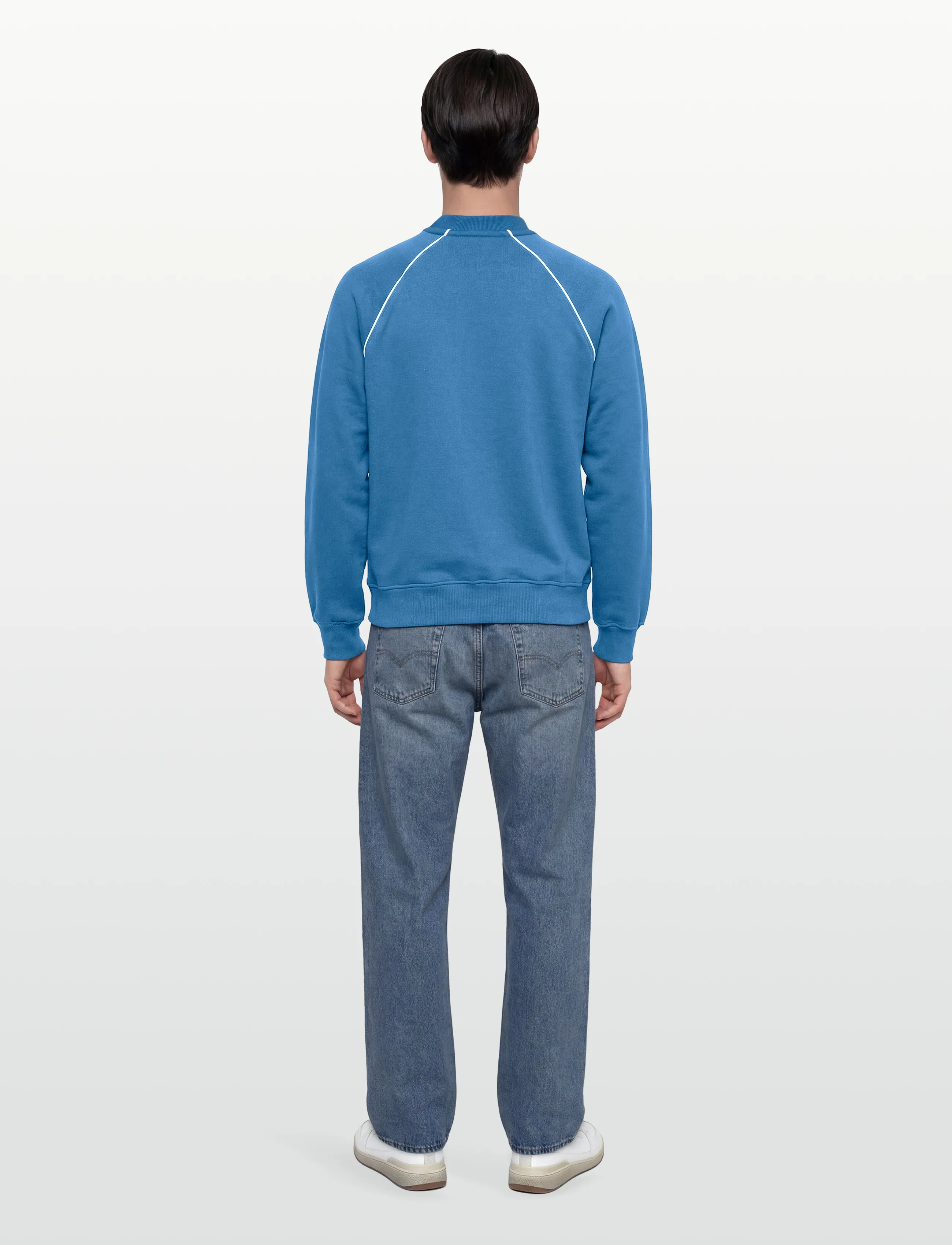 Denim Project - DP JAMES NEW SWEAT CREW NECK - laveste priser - 237 high light blue - 4
