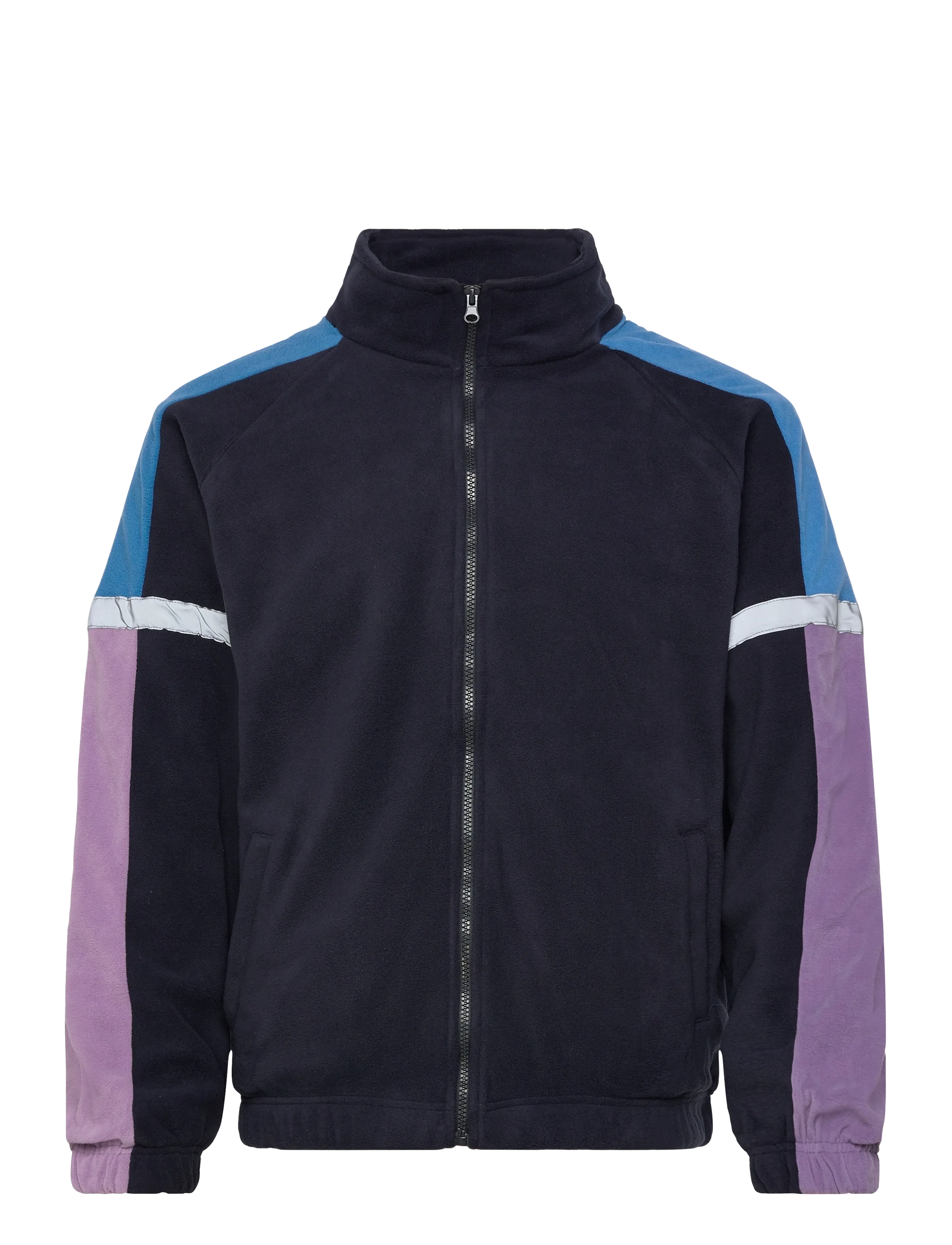 Denim Project DP Luke Fleece - Kläder - 238 HIGH NAVY W. PURPLE/LIGHT BLUE / navy