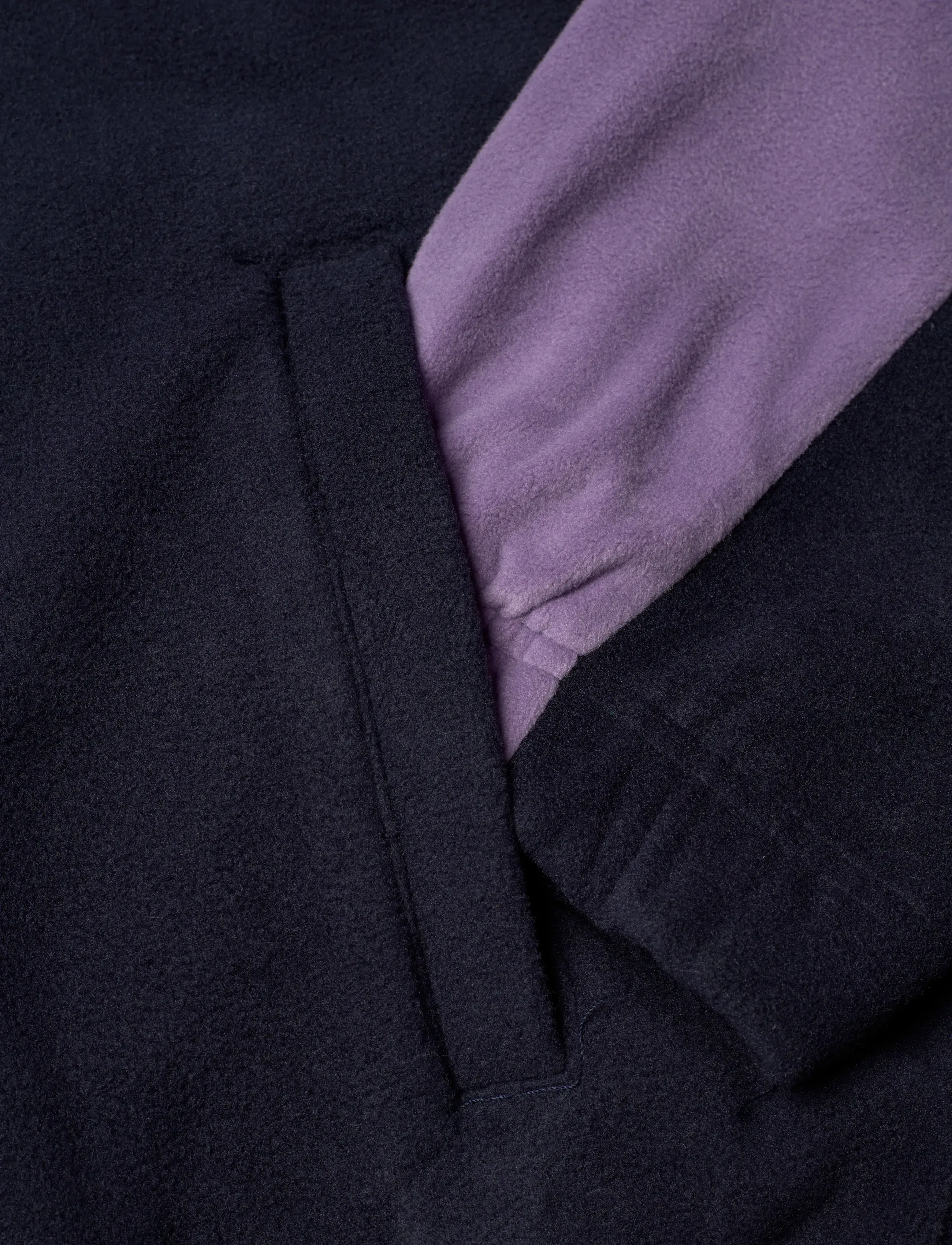 Denim Project - DPLuke Fleece - sweatshirts & hoodies - 238 high navy w. purple/light blue - 3