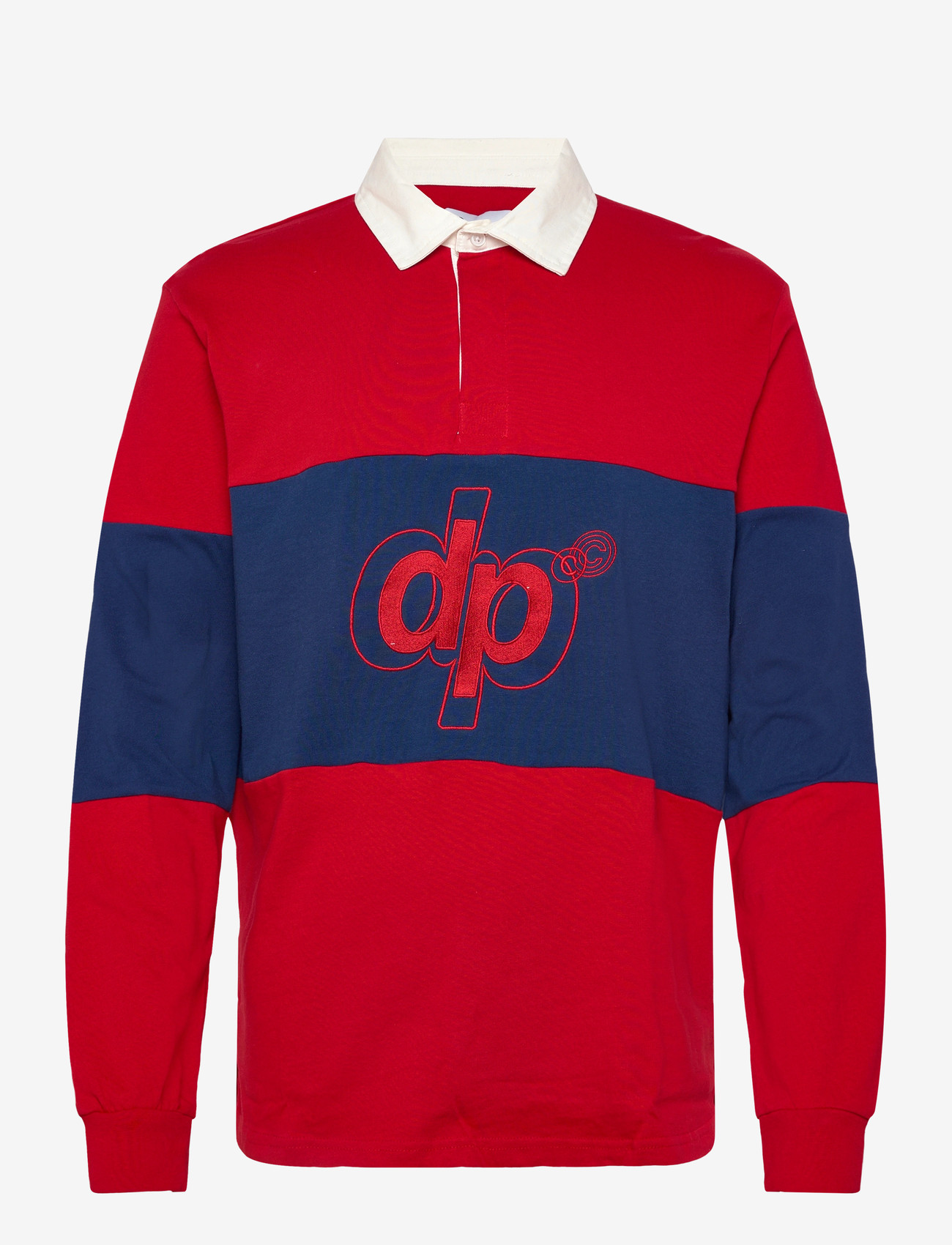 Denim Project - DP Noah Rugby Polo - laveste priser - 261 high navy/red - 0