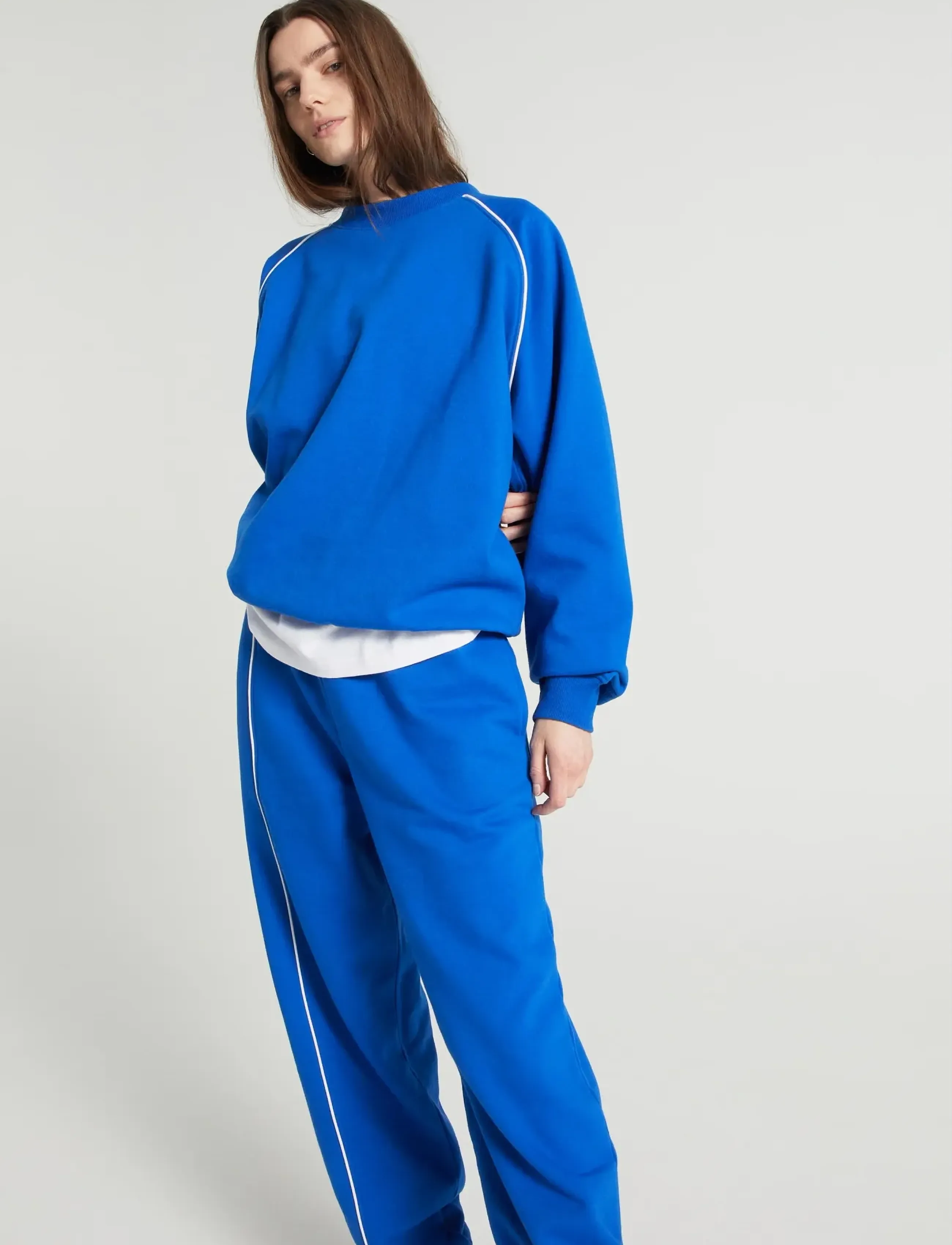 Denim Project DP JAMES CREW NECK - Sweaters - BLUE / blue