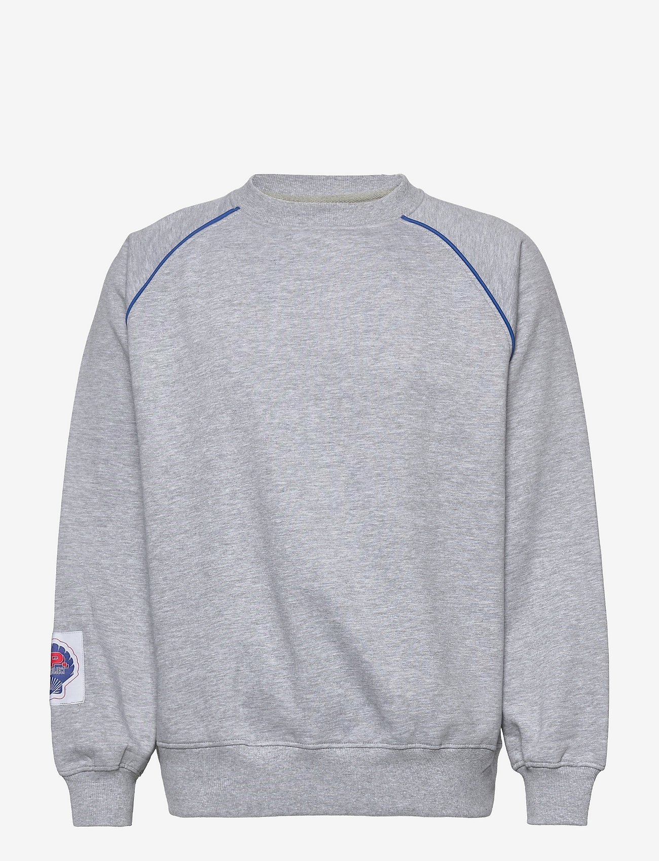 DPJAMES CREW NECK - GREY MELANGE