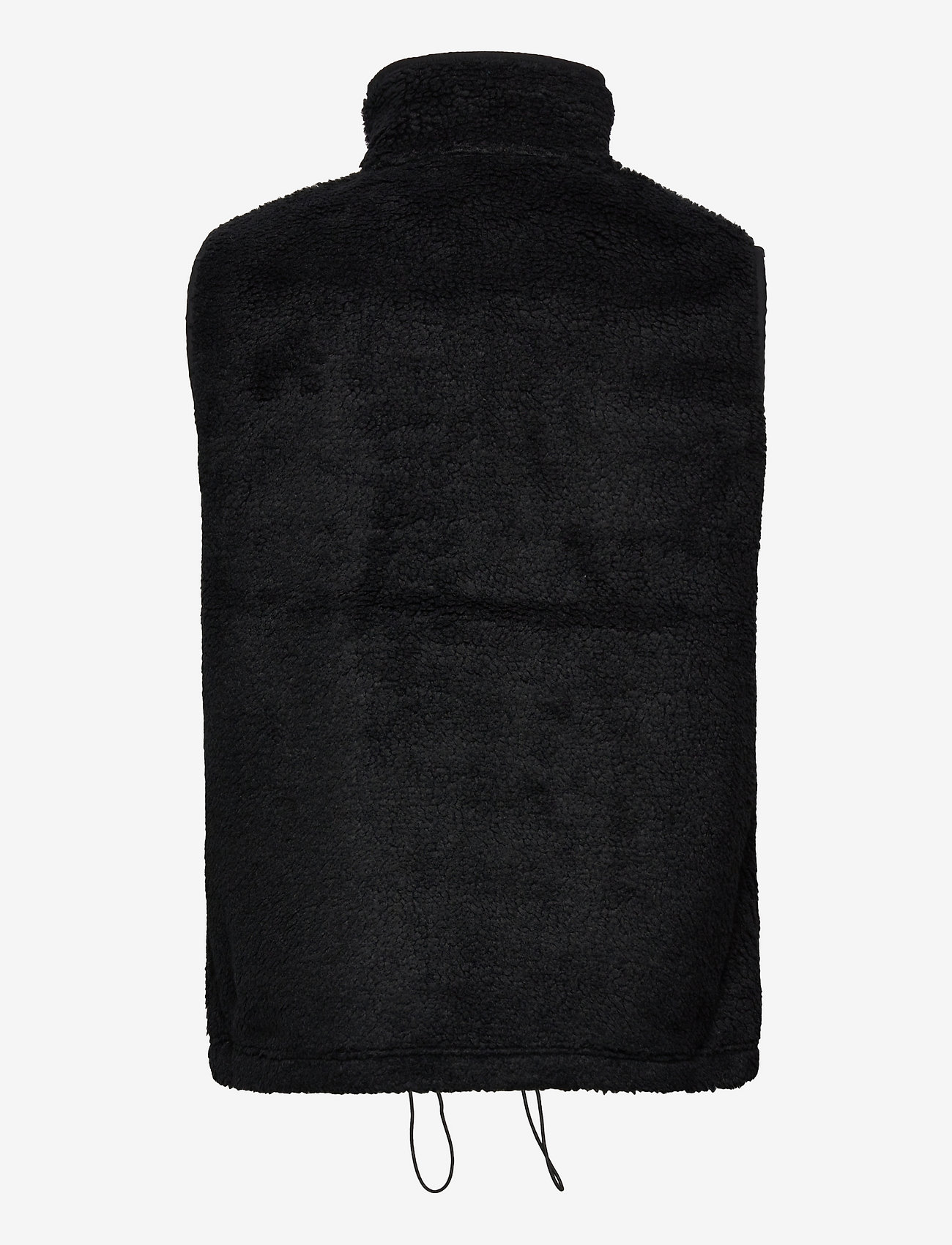 Denim project - DPARTHUR FLEECE VEST - black - 1