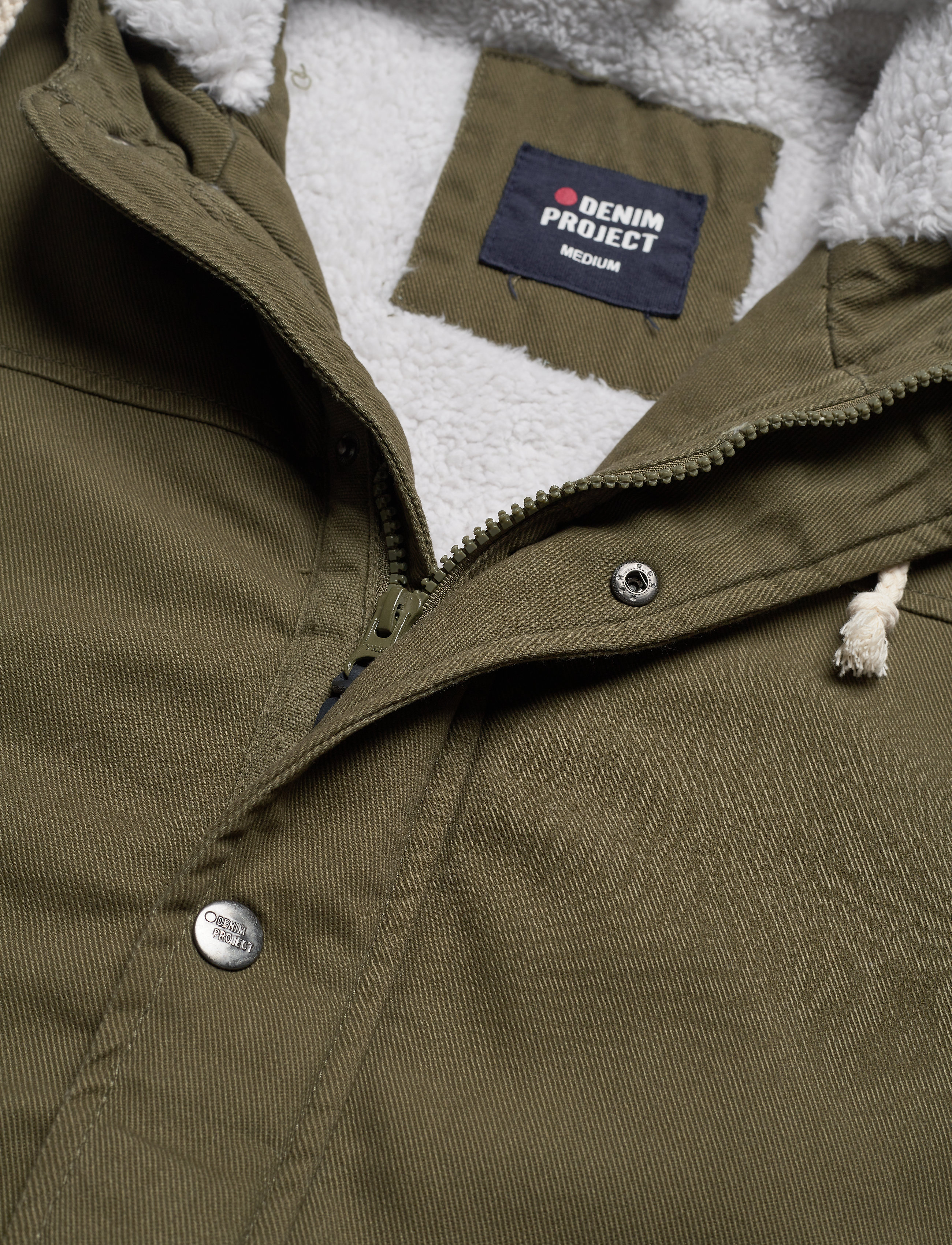 Denim project - DPTEDDY PARKA - olive - 4