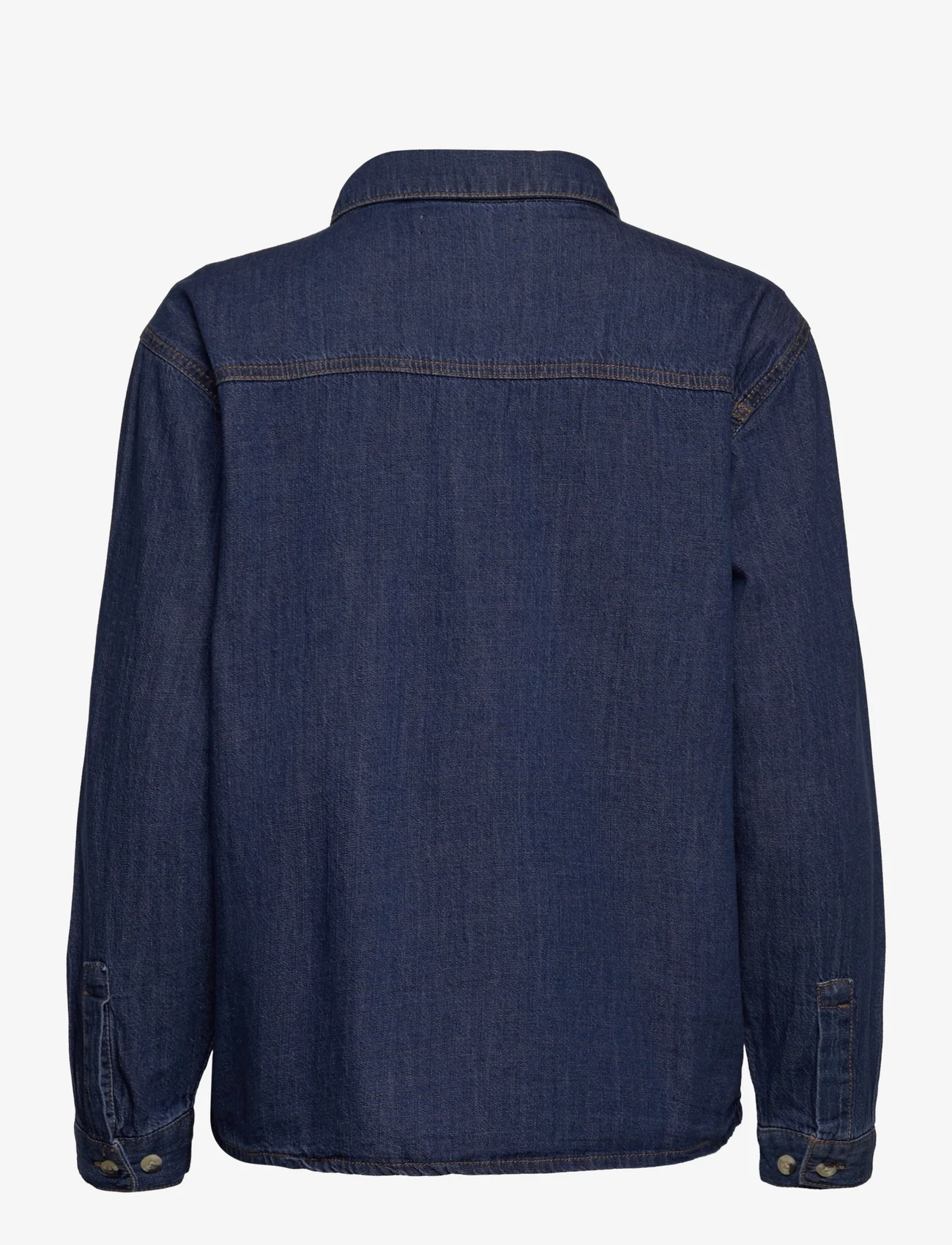 Denim project - DPWMARIA SHIRT - denim shirts - 002 dark blue - 1