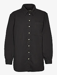 Denim project - DPWCLARA SHIRT - džinsiniai marškiniai - 001 black - 0