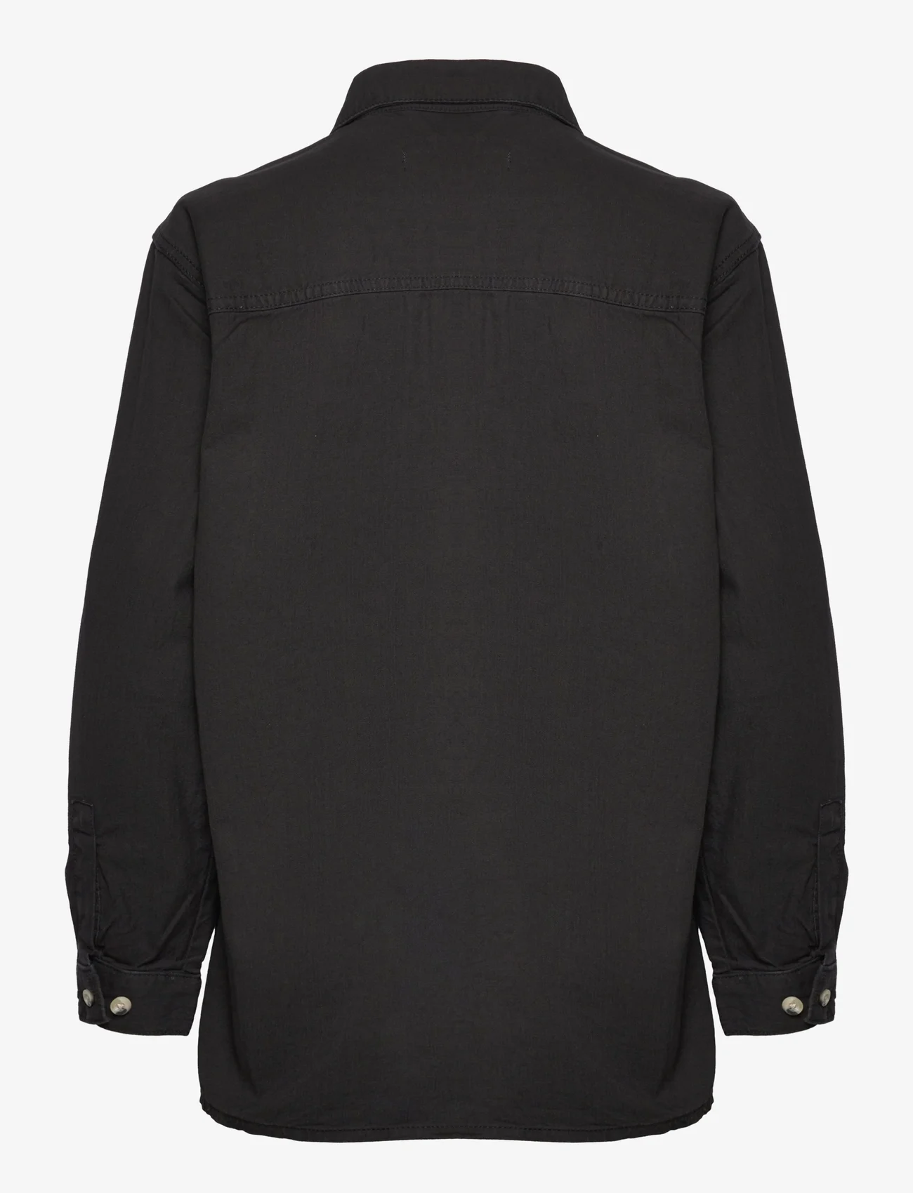 Denim project - DPWCLARA SHIRT - džinsiniai marškiniai - 001 black - 1