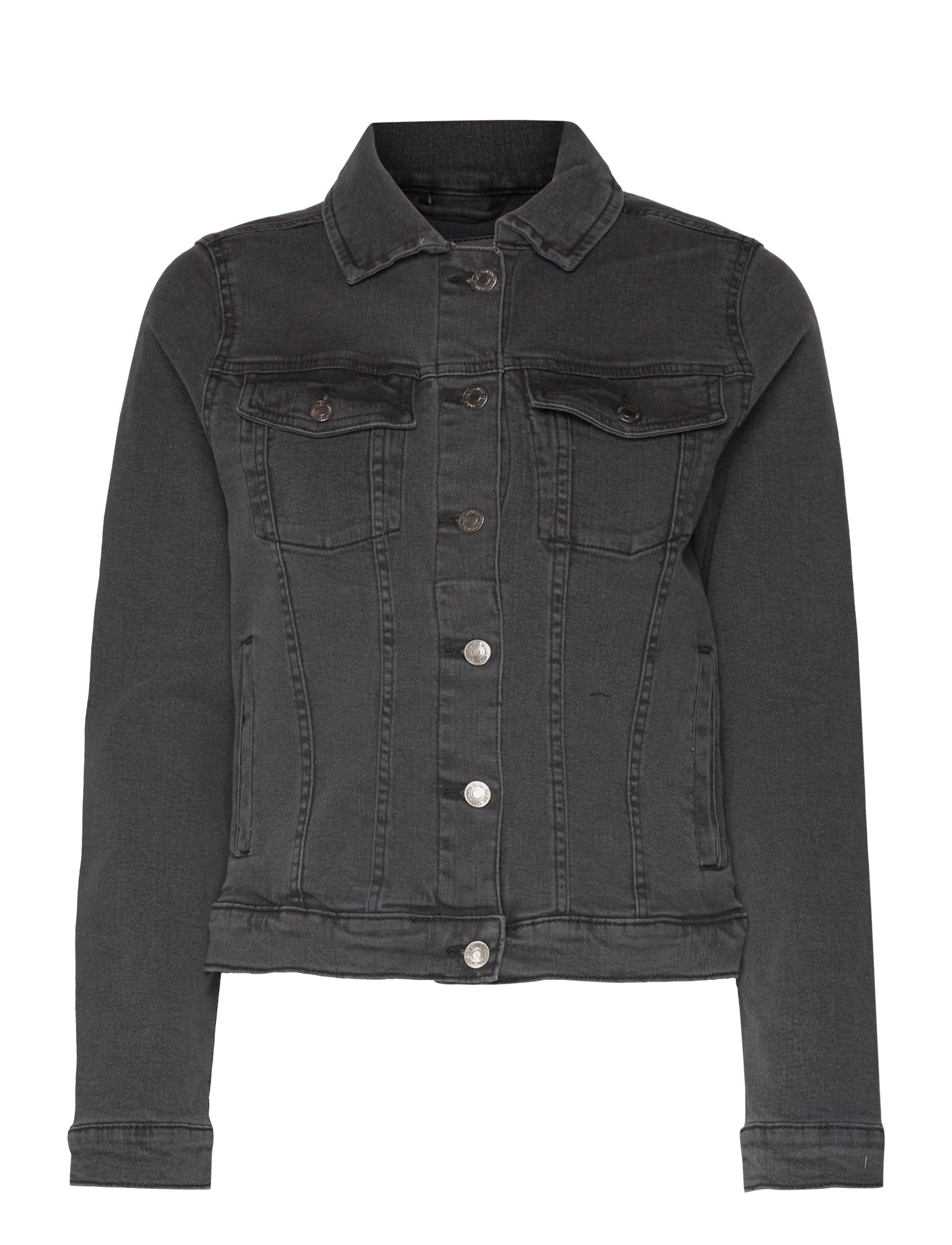 DP WLARA DENIM JACKET - 007 GREY