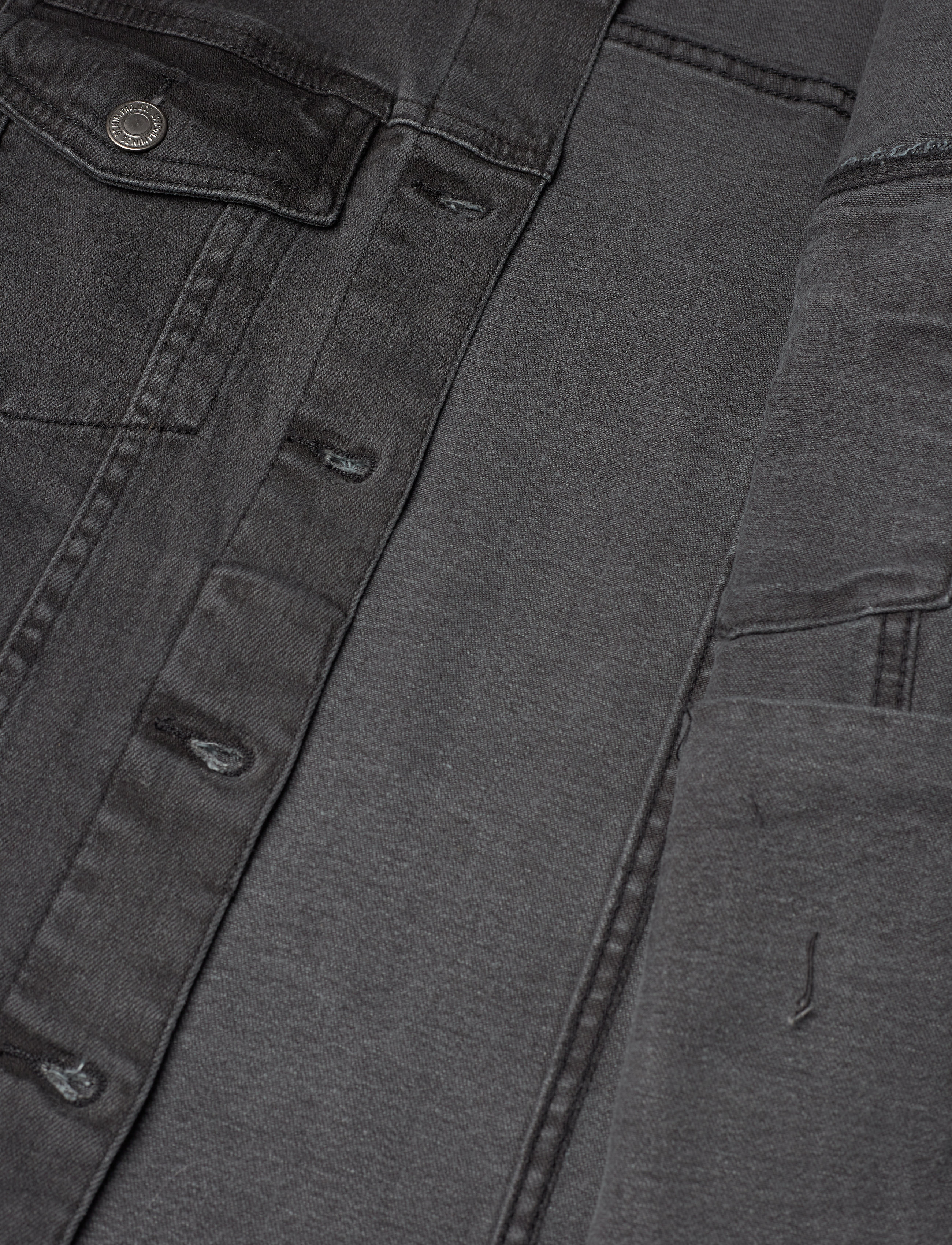 Denim Project - DP WLARA DENIM JACKET - 007 grey - 4
