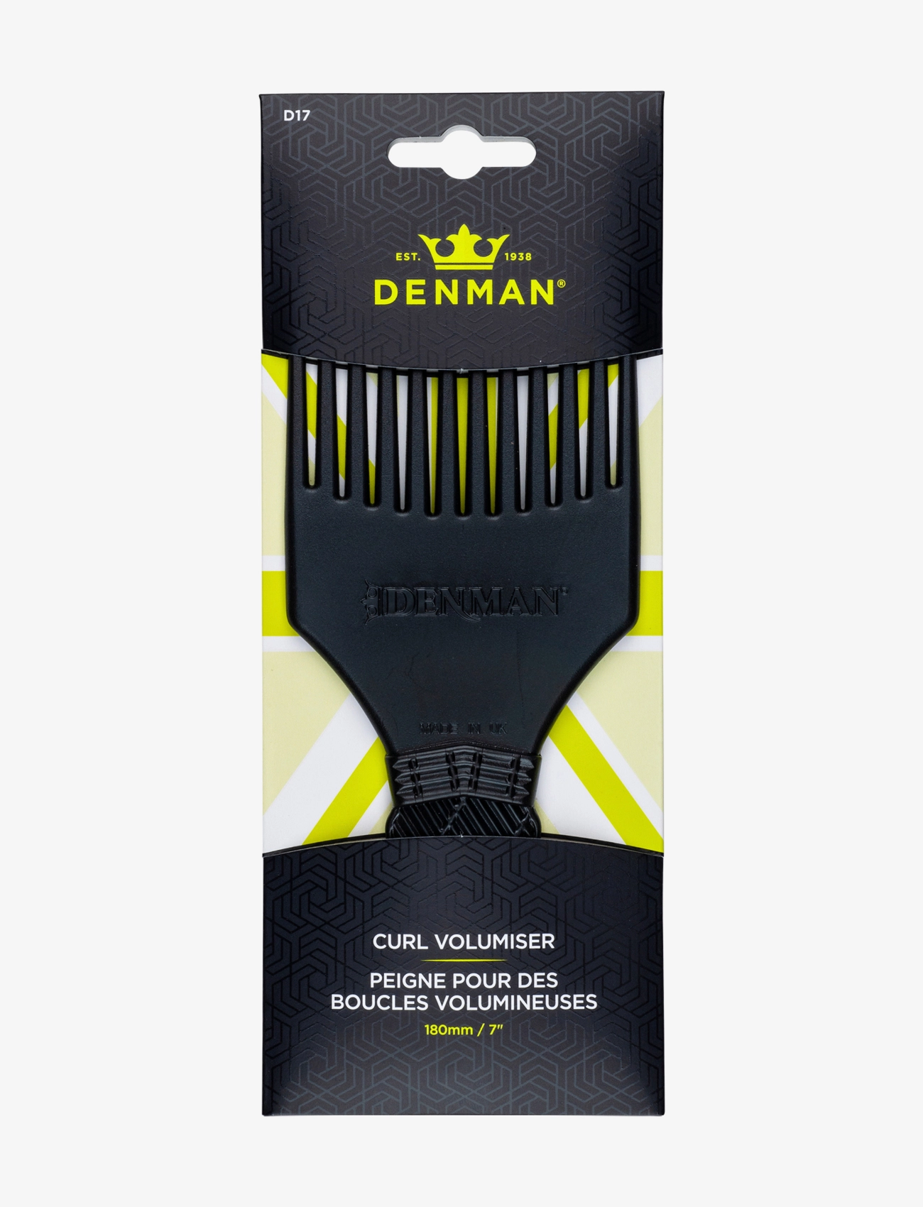 Denman - DENMAN D17 Curl Volumizer Black - laveste priser - black - 1