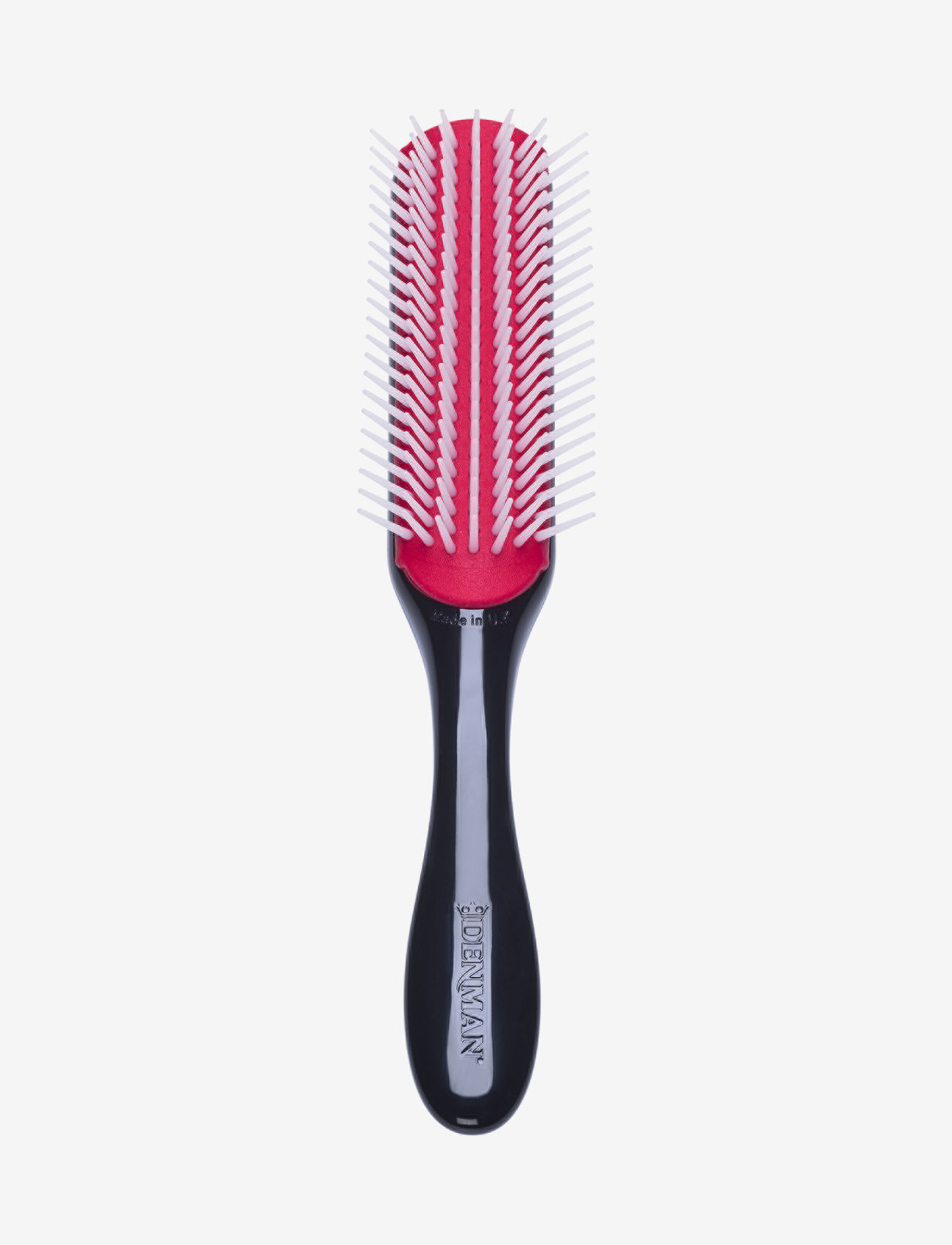 Denman D3 The Original Styler 7 Row Black, Stylingbørste, Pink, Str: 72 g