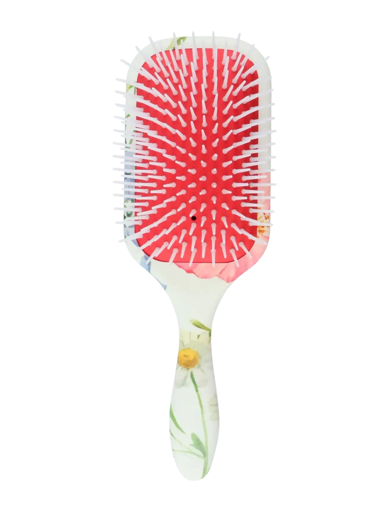 Denman Deluxe D38 Power Paddle Brush Floral Fantasies, Padlebørste, Pink, Str: 101 G