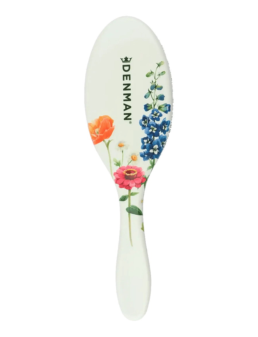 Denman - DENMAN Deluxe D81M Medium Style & Shine Brush Floral Fantasies - stylingborste - multi-colored - 1