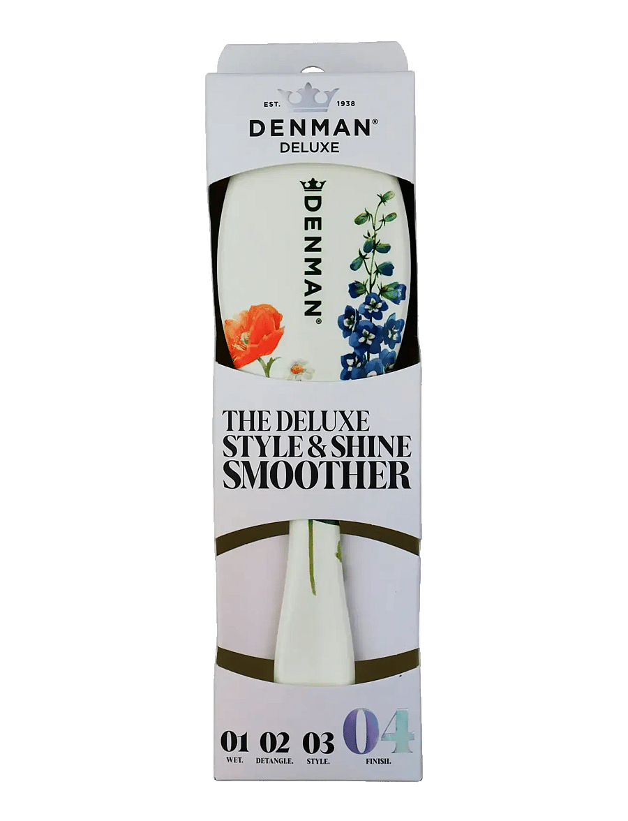 Denman - DENMAN Deluxe D81M Medium Style & Shine Brush Floral Fantasies - stylingborste - multi-colored - 2