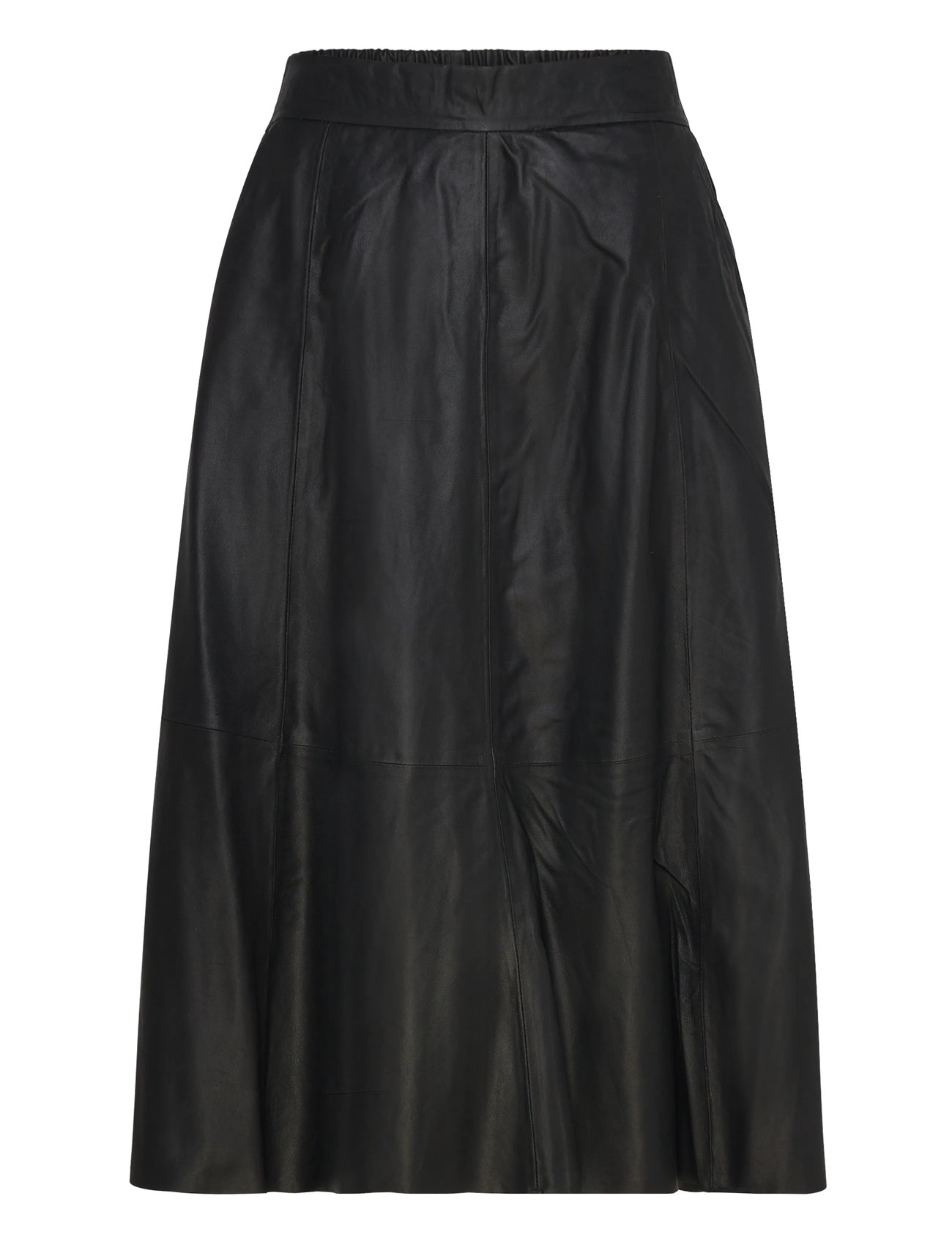 DEPECHE Elinordep Leather Skirt - Black - 36