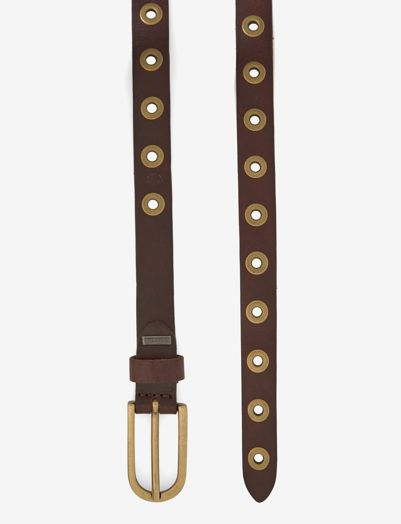 DEPECHE - Narrow belt - vardagsskärp - 161 dark brown - 1