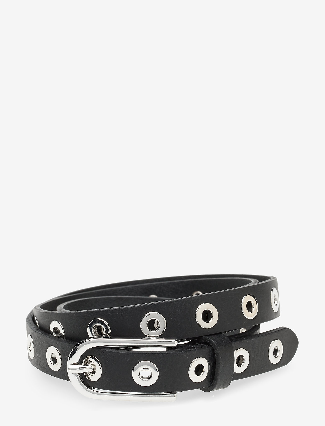 DEPECHE - Narrow belt - bælter - silver - 0