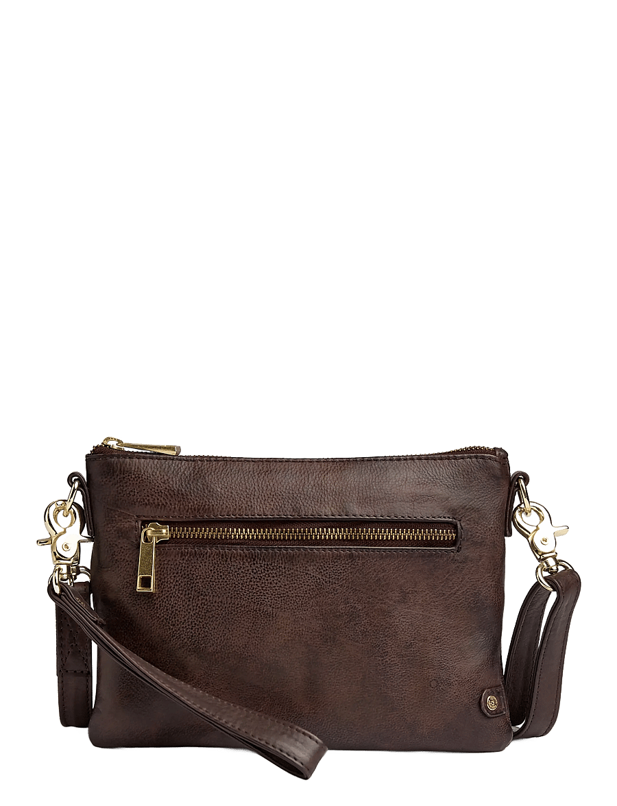 DEPECHE - Golden Chic Small bag / Clutch - umhängetaschen - 106 coffee - 0