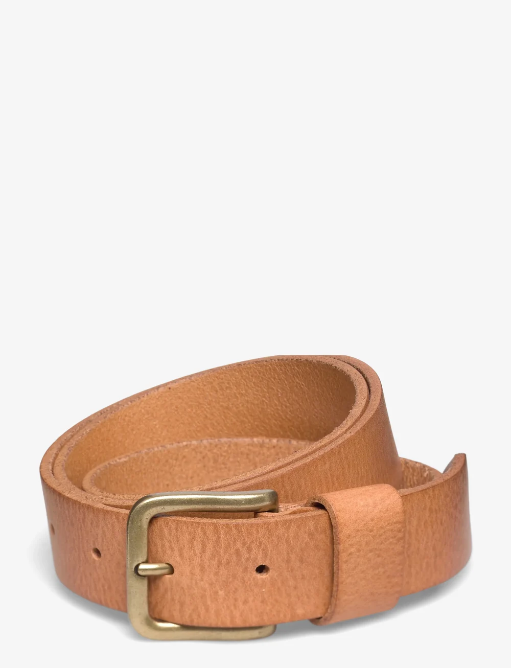 DEPECHE - Jeans belt - casual bælter - 153 cognac/brass - 0