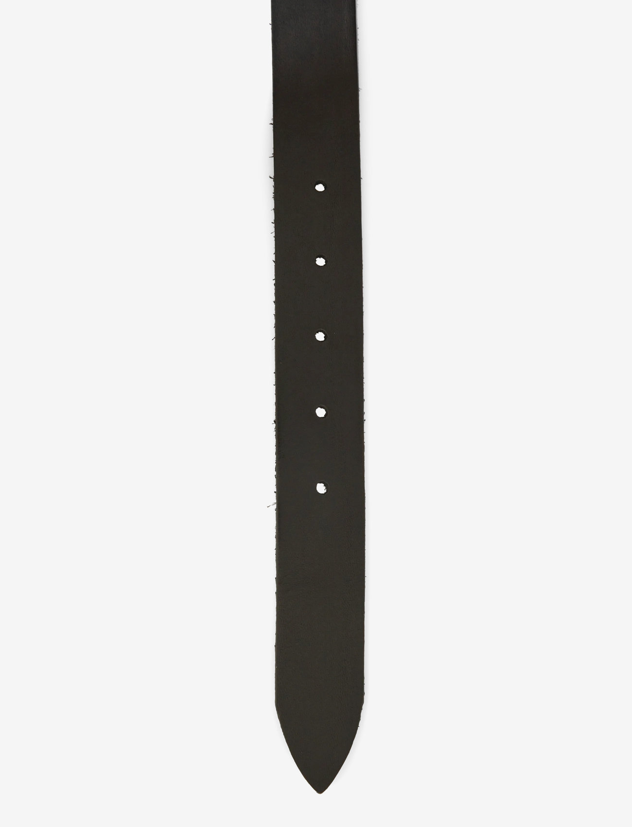 DEPECHE - Jeans belt - nahkrihmad - 154 black/brass - 2