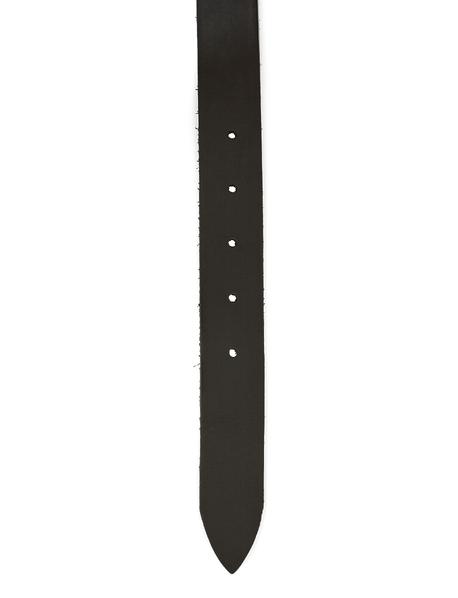 DEPECHE - Jeans belt - odiniai diržai - 154 black/brass - 2