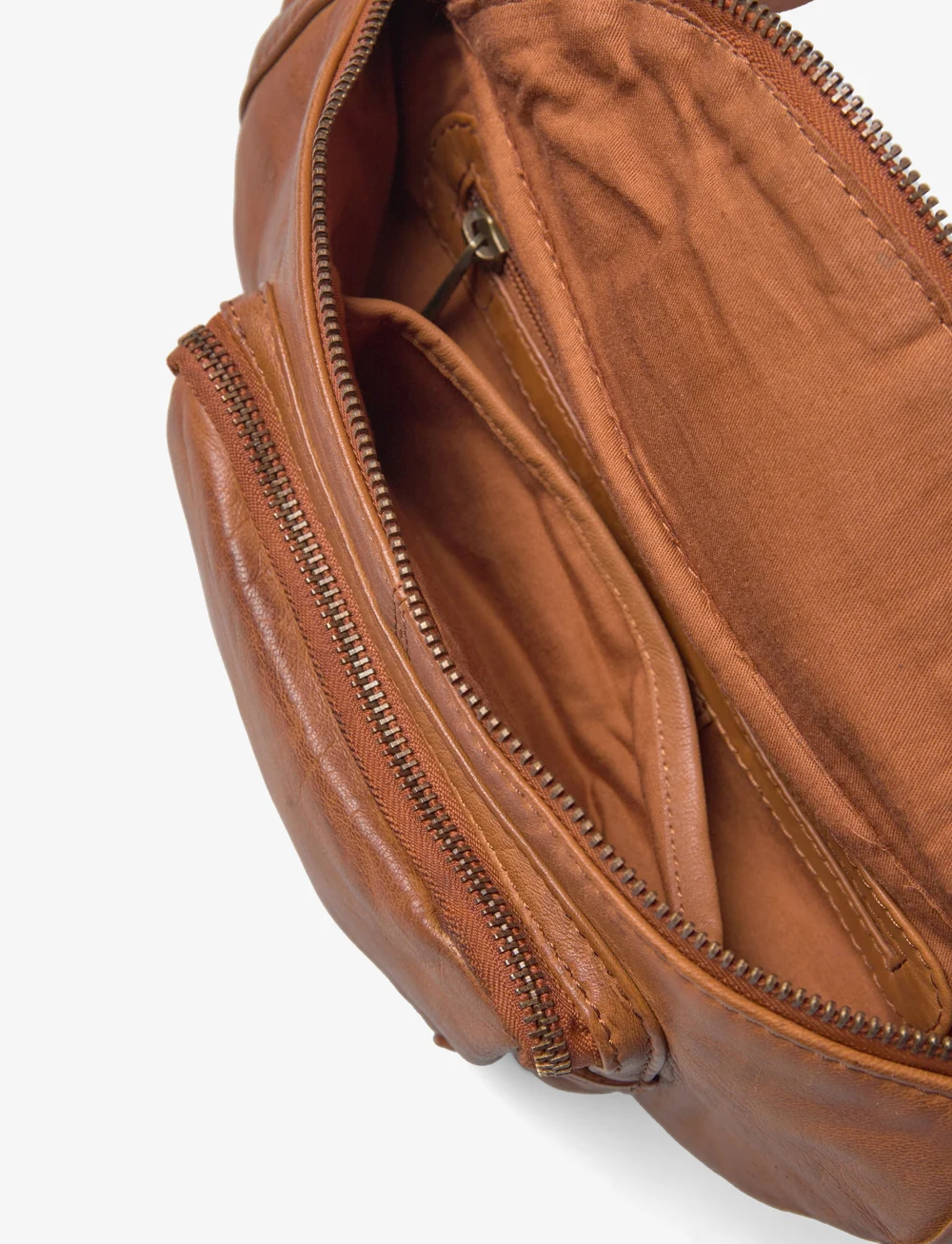 DEPECHE - Bumbag - magväskor - 014 cognac - 3