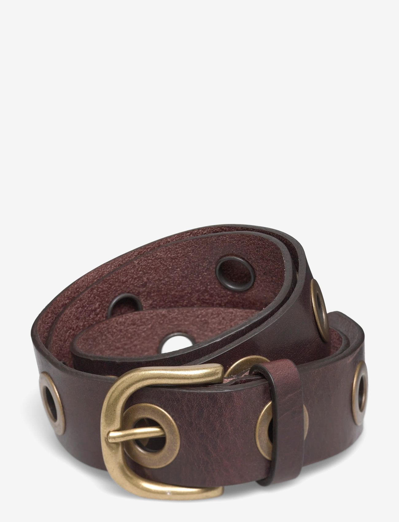 DEPECHE - Jeans belt - belts - 161 dark brown - 0